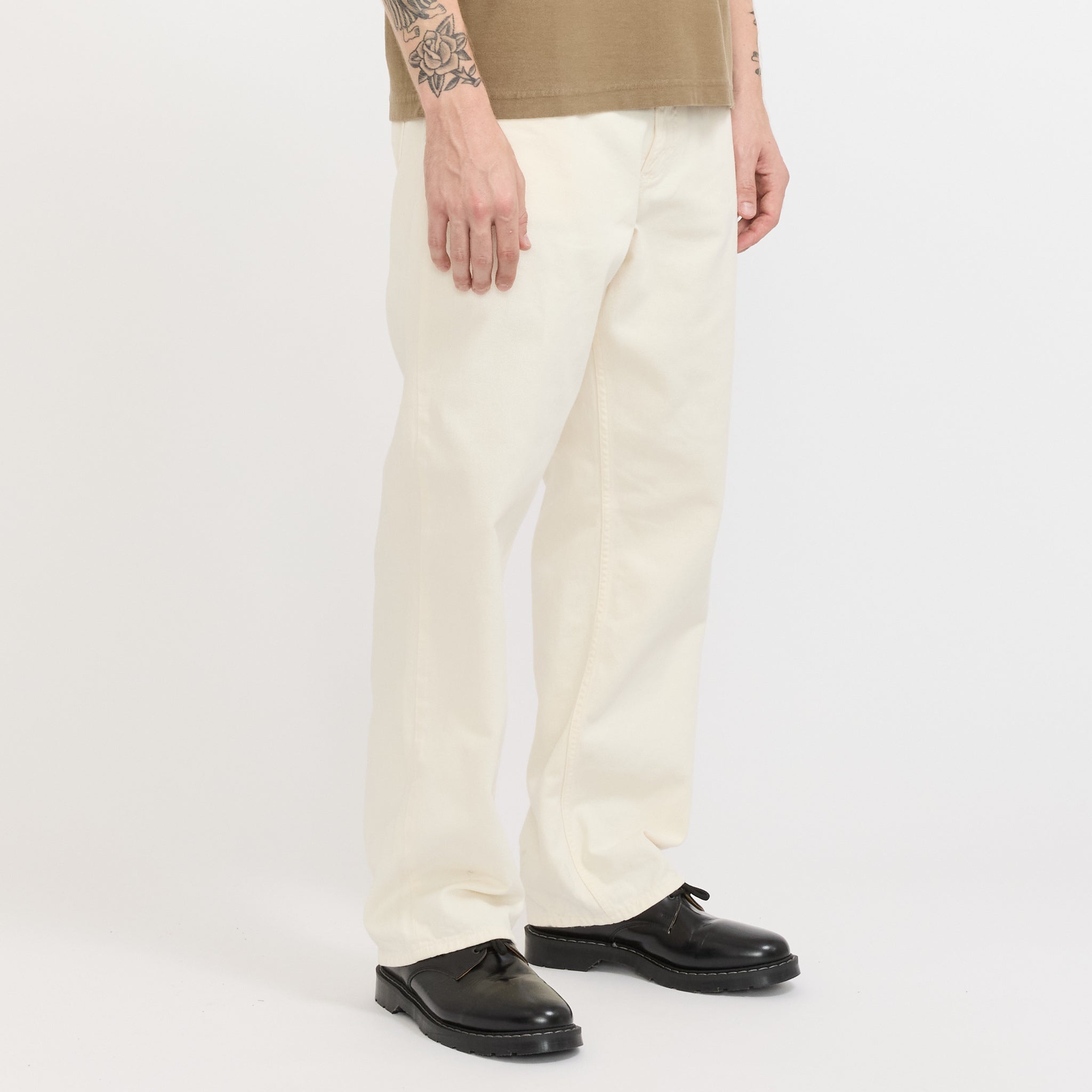 Norse Projects | Korshavn Relaxed 5 Pocket Heavy Twill Trouser Natural Ecru | Maplestore