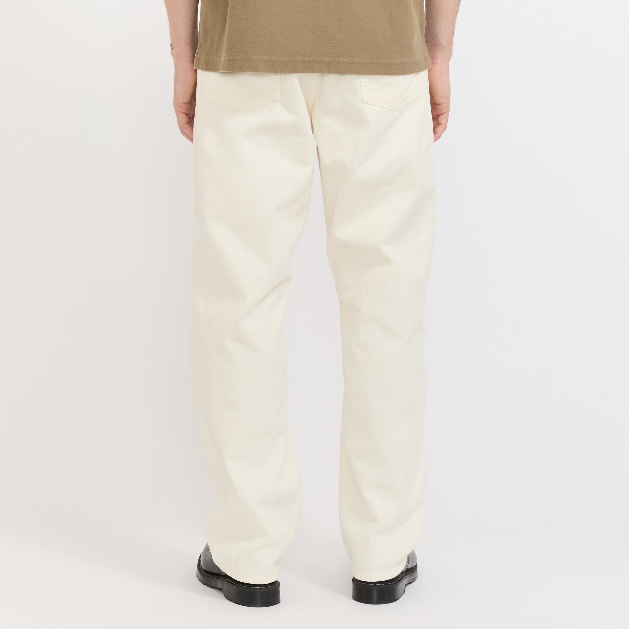 Norse Projects | Korshavn Relaxed 5 Pocket Heavy Twill Trouser Natural Ecru | Maplestore