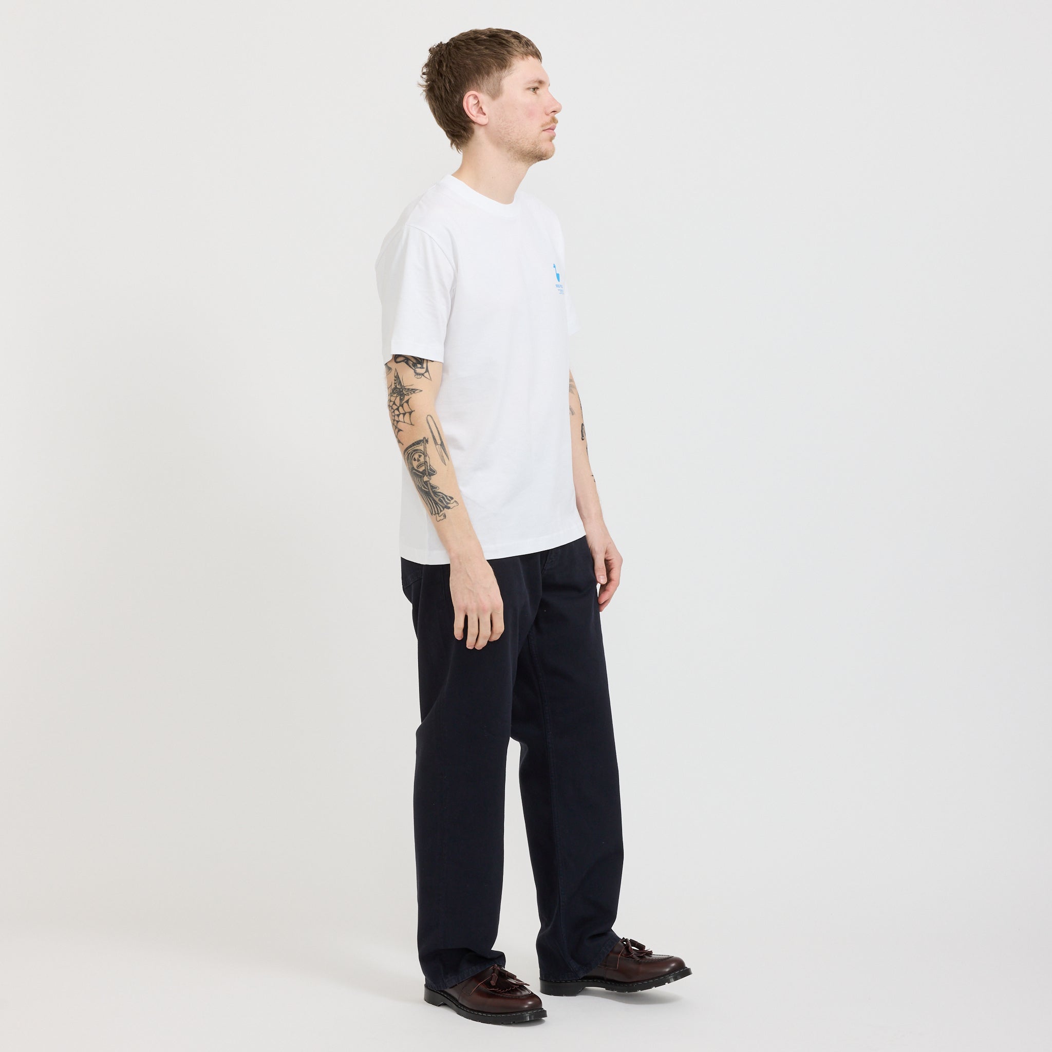 Mogens Relaxed 5 Pocket Heavy Twill Pant Dark Navy