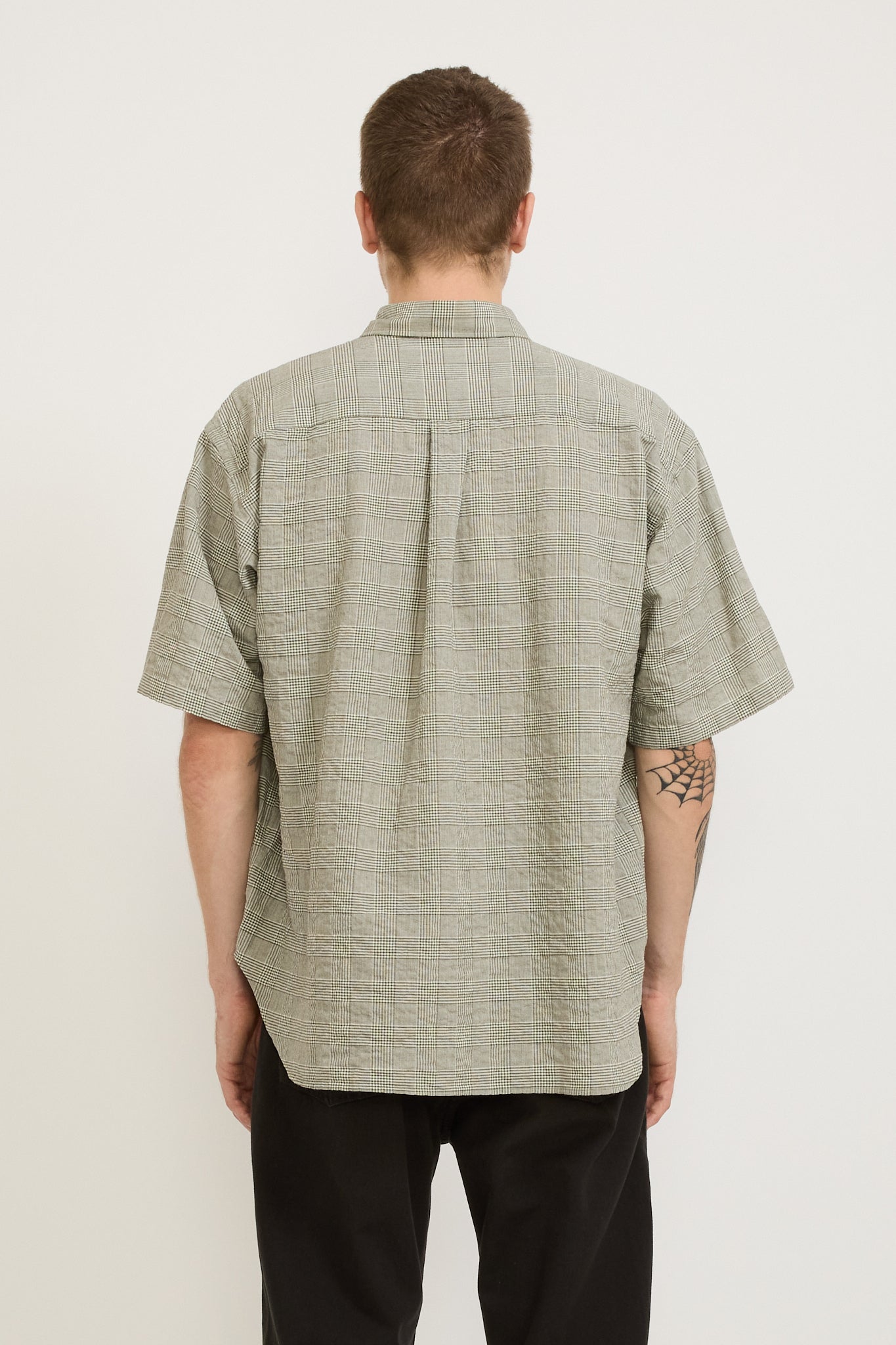 Norse Projects | Mo Oversized Check SS Shirt Moss Green | Maplestore
