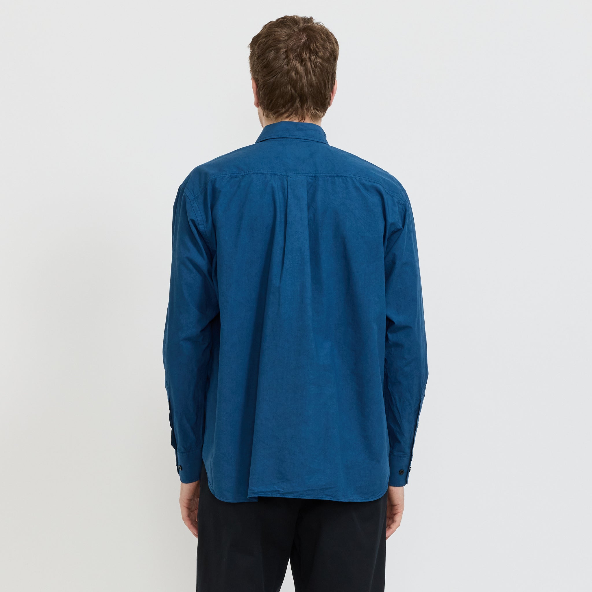 Ole Fatigue Cotton Tencel Shirt Estate Blue