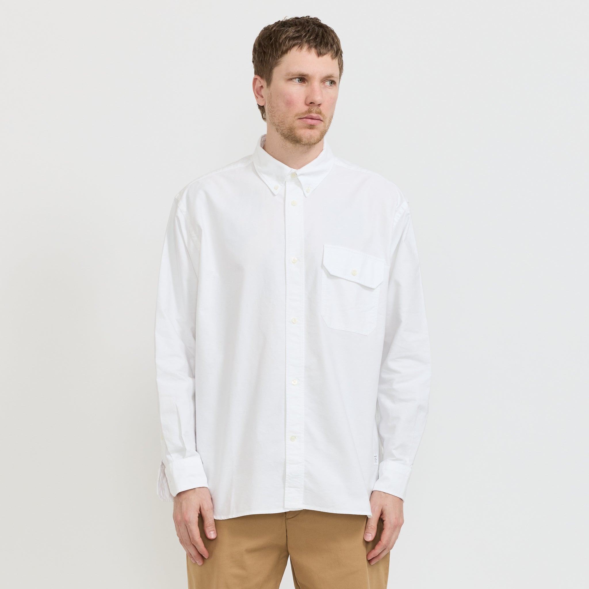 Ole Oversized GMD Oxford Shirt White