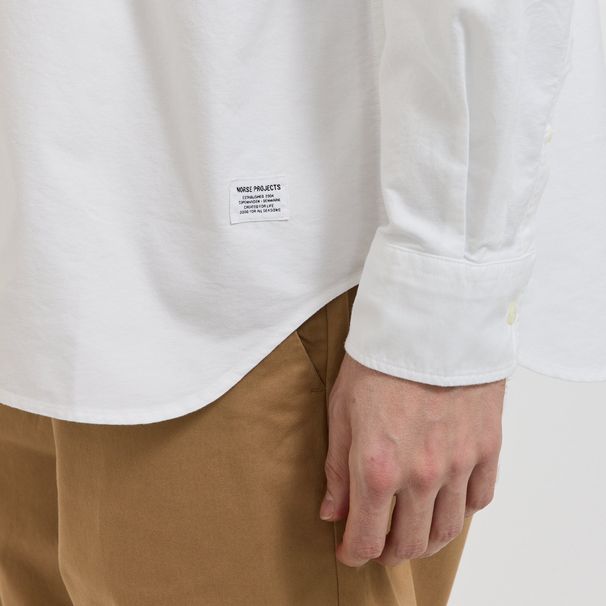 Ole Oversized GMD Oxford Shirt White