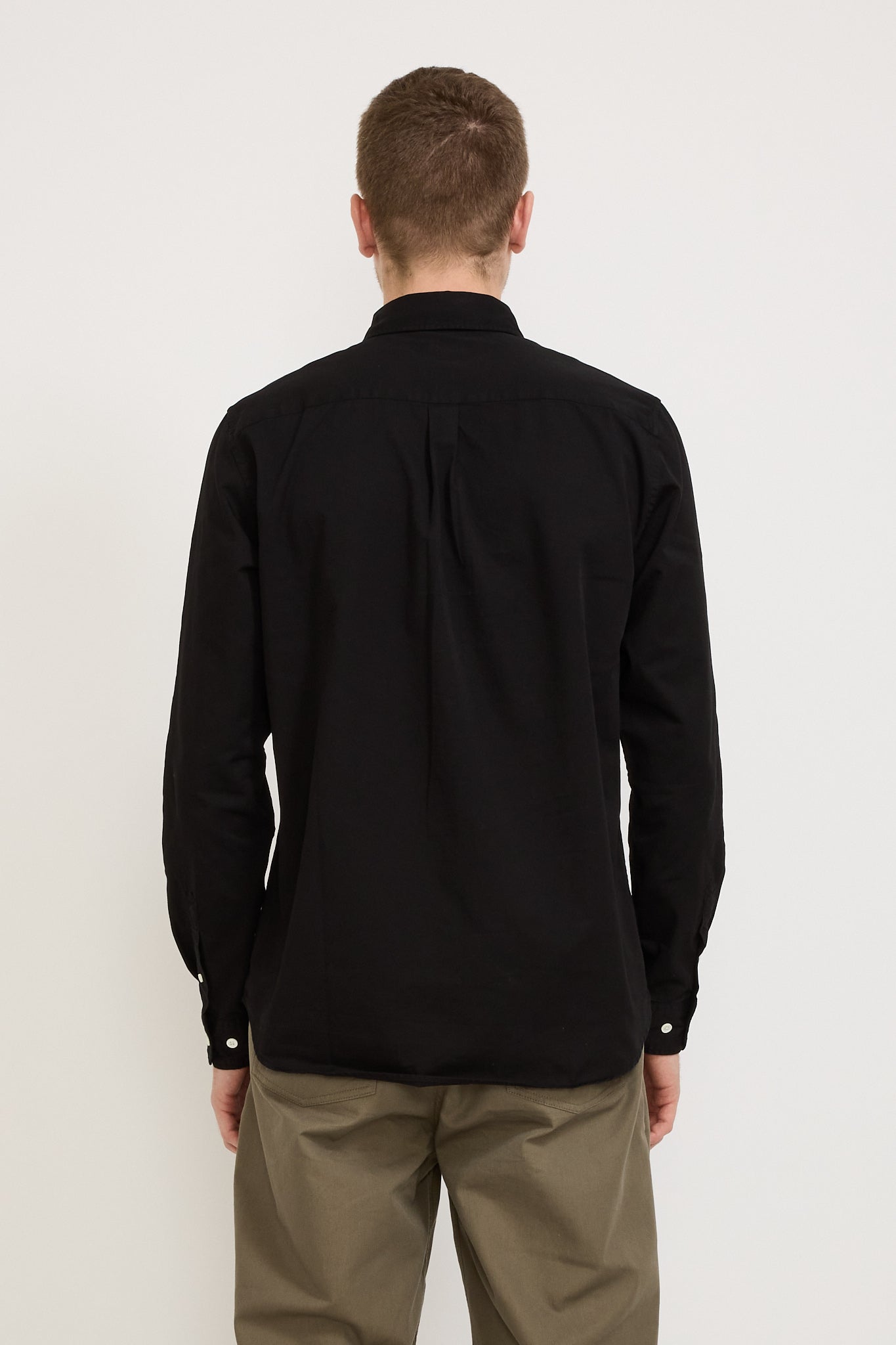 Norse Projects | Osvald BD Twill Shirt Black | Maplestore