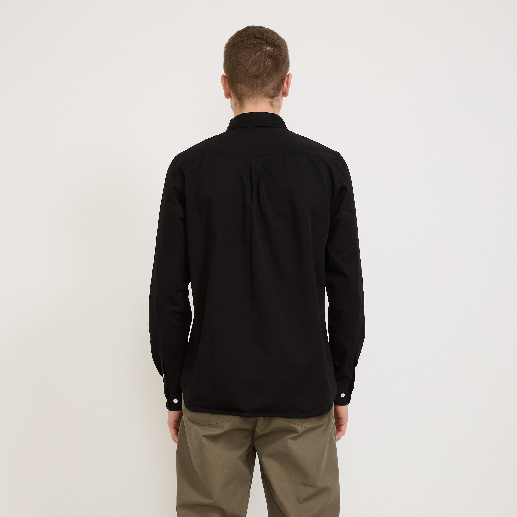 Norse Projects | Osvald BD Twill Shirt Black | Maplestore