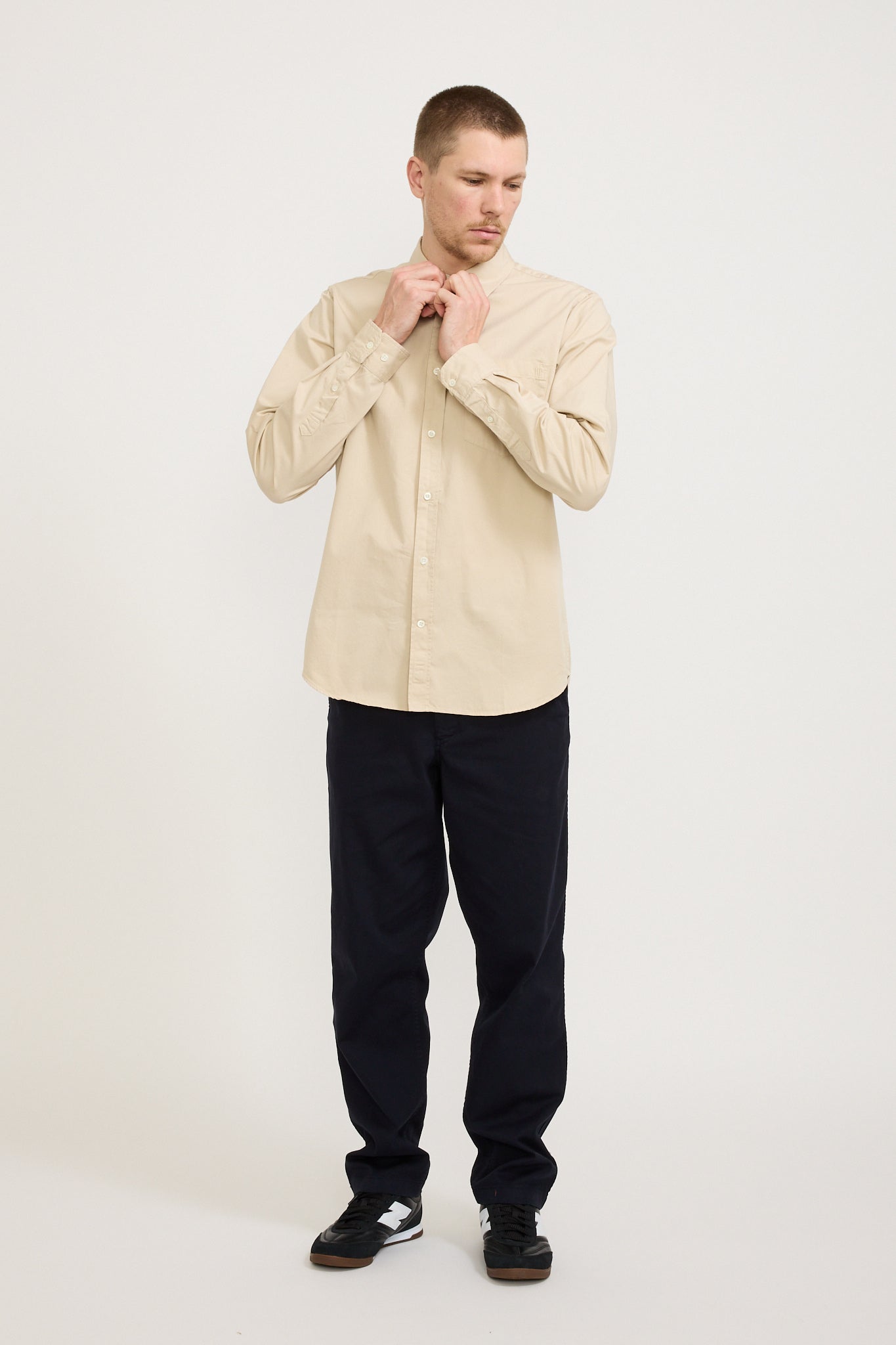 Norse Projects | Osvald BD Twill Shirt Oatmeal | Maplestore