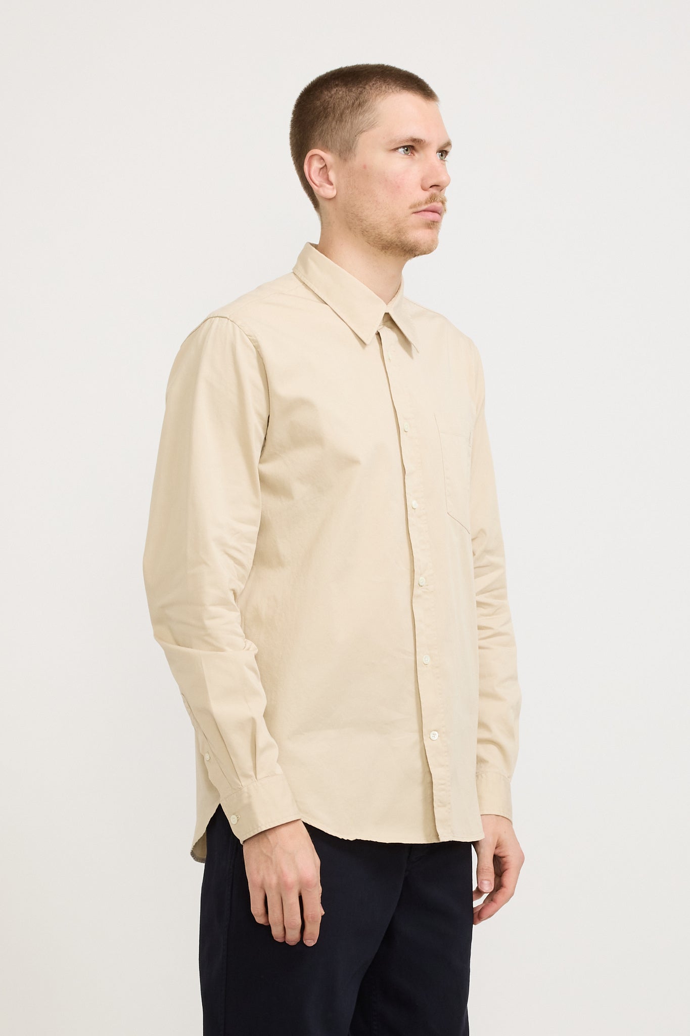 Norse Projects | Osvald BD Twill Shirt Oatmeal | Maplestore