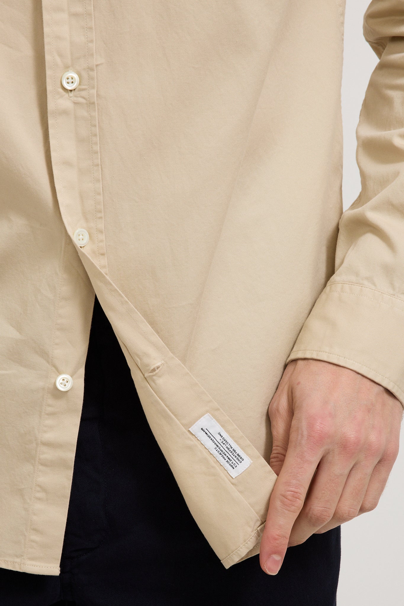 Norse Projects | Osvald BD Twill Shirt Oatmeal | Maplestore