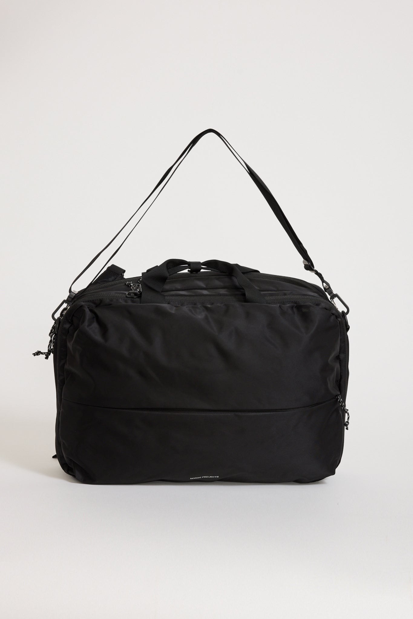 Norse Projects | Recycled Nylon Twill 3-Way Bag Black | Maplestore