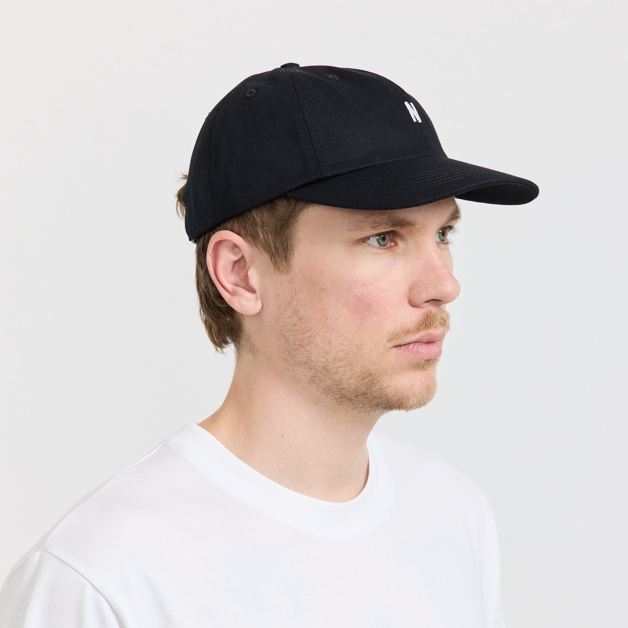 Norse Projects | Twill Sports Cap Black | Maplestore