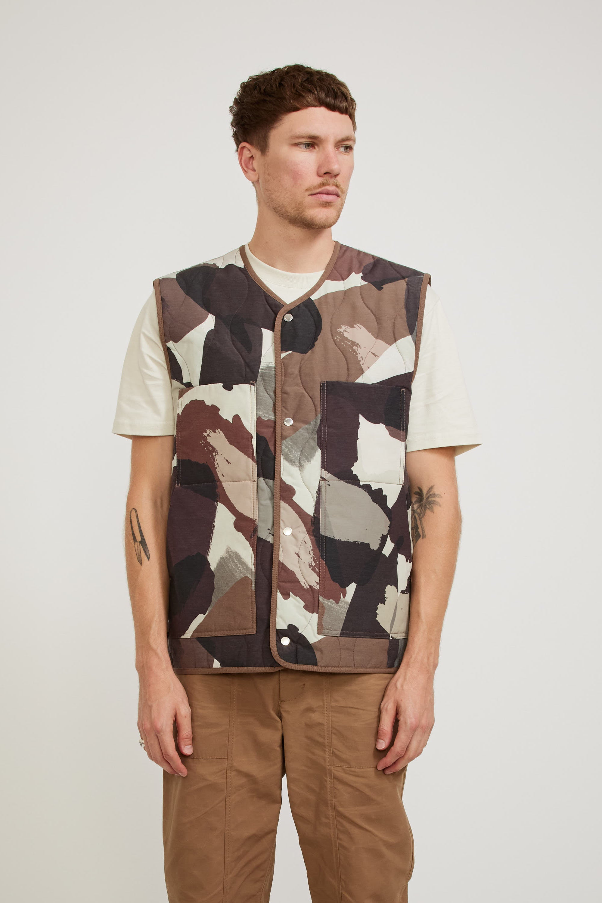 Insulated top camo vest