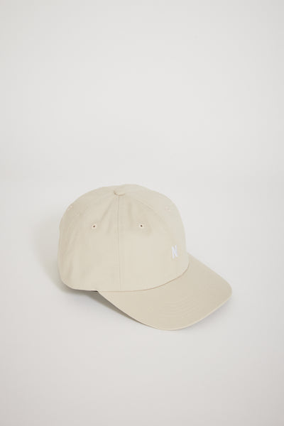 Norse Projects | Twill Sports Cap Marble White | Maplestore