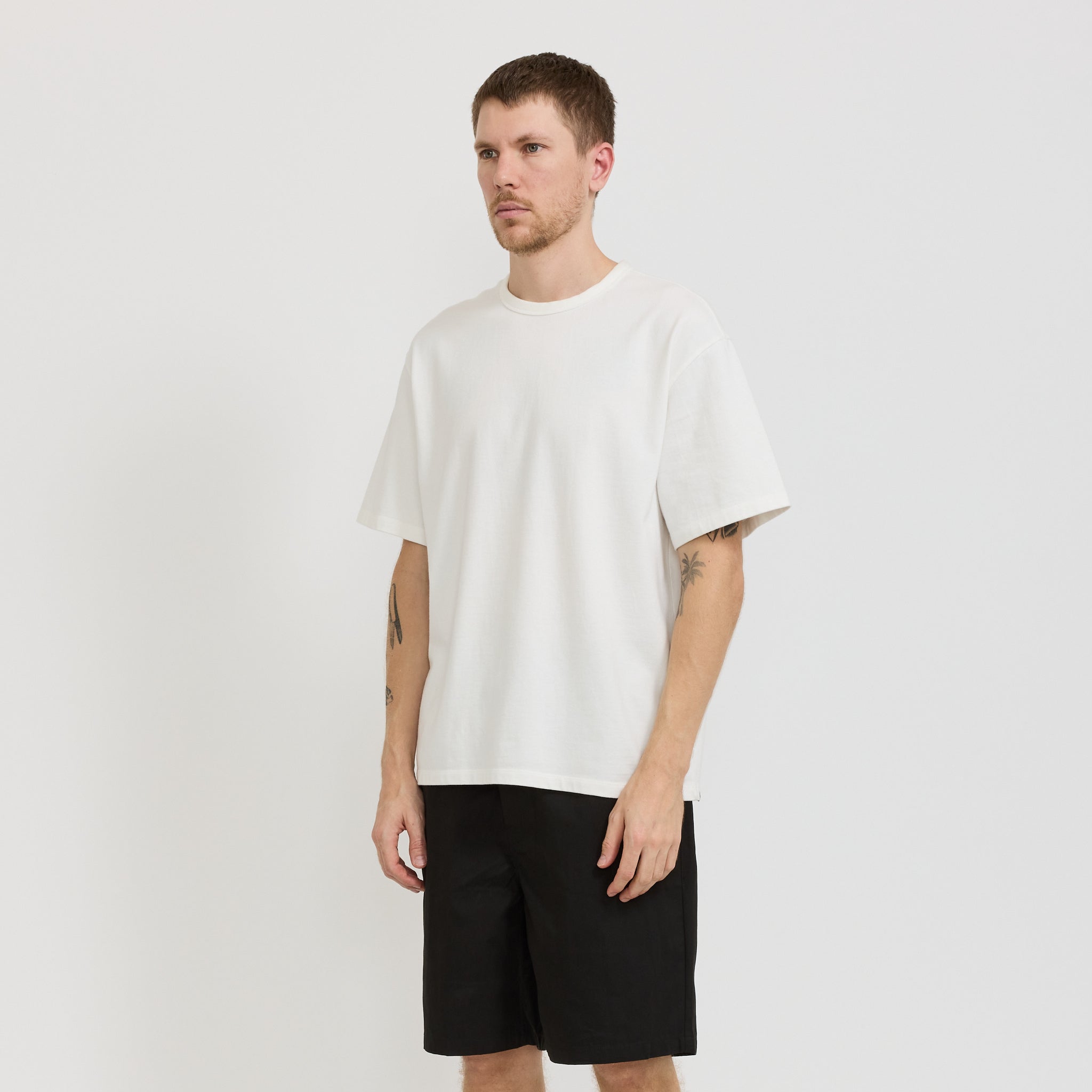 Ragnar Fine Broken Twill Shorts Black