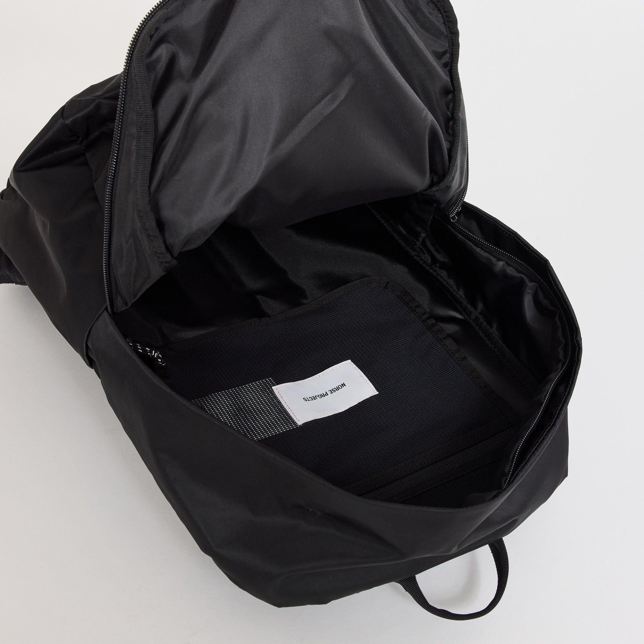 Norse Projects | Recycled Nylon Day Pack Black | Maplestore