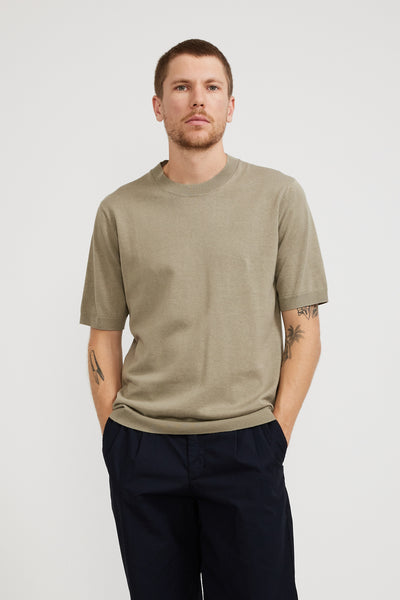 Norse Projects | Rhys Cotton Linen T-Shirt Clay | Maplestore