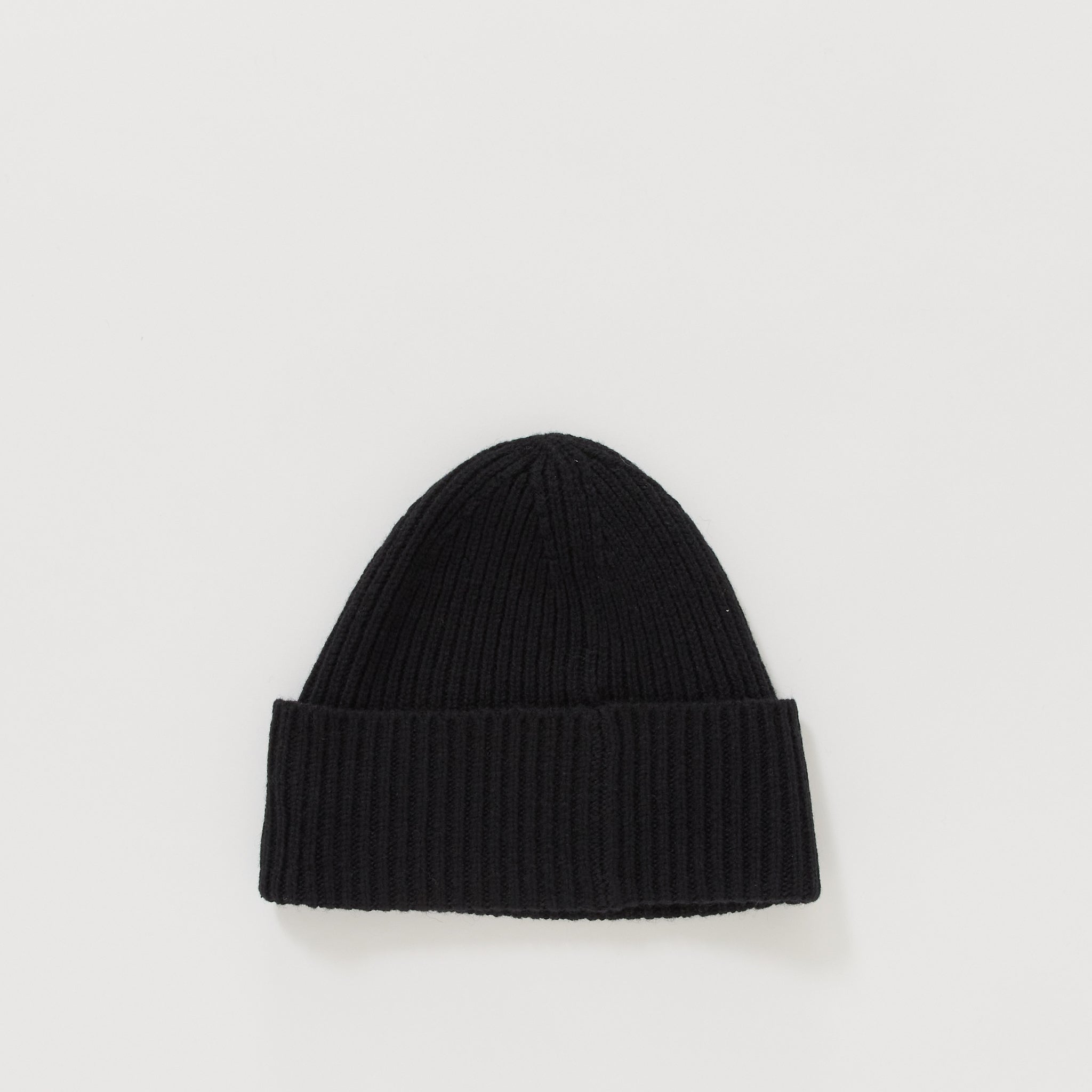 Norse Standard Merino Lambswool Beanie Black