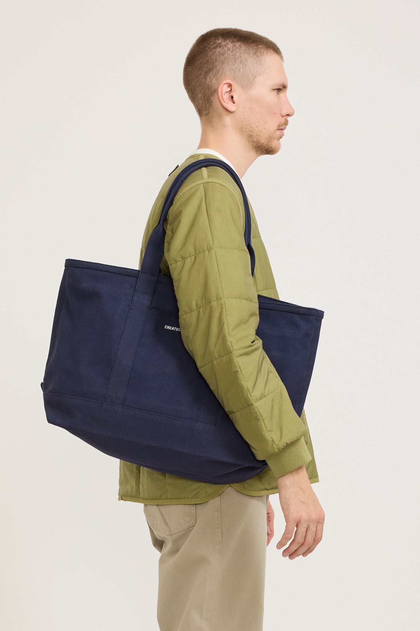 Stefan Cotton Canvas Bag Dark Navy