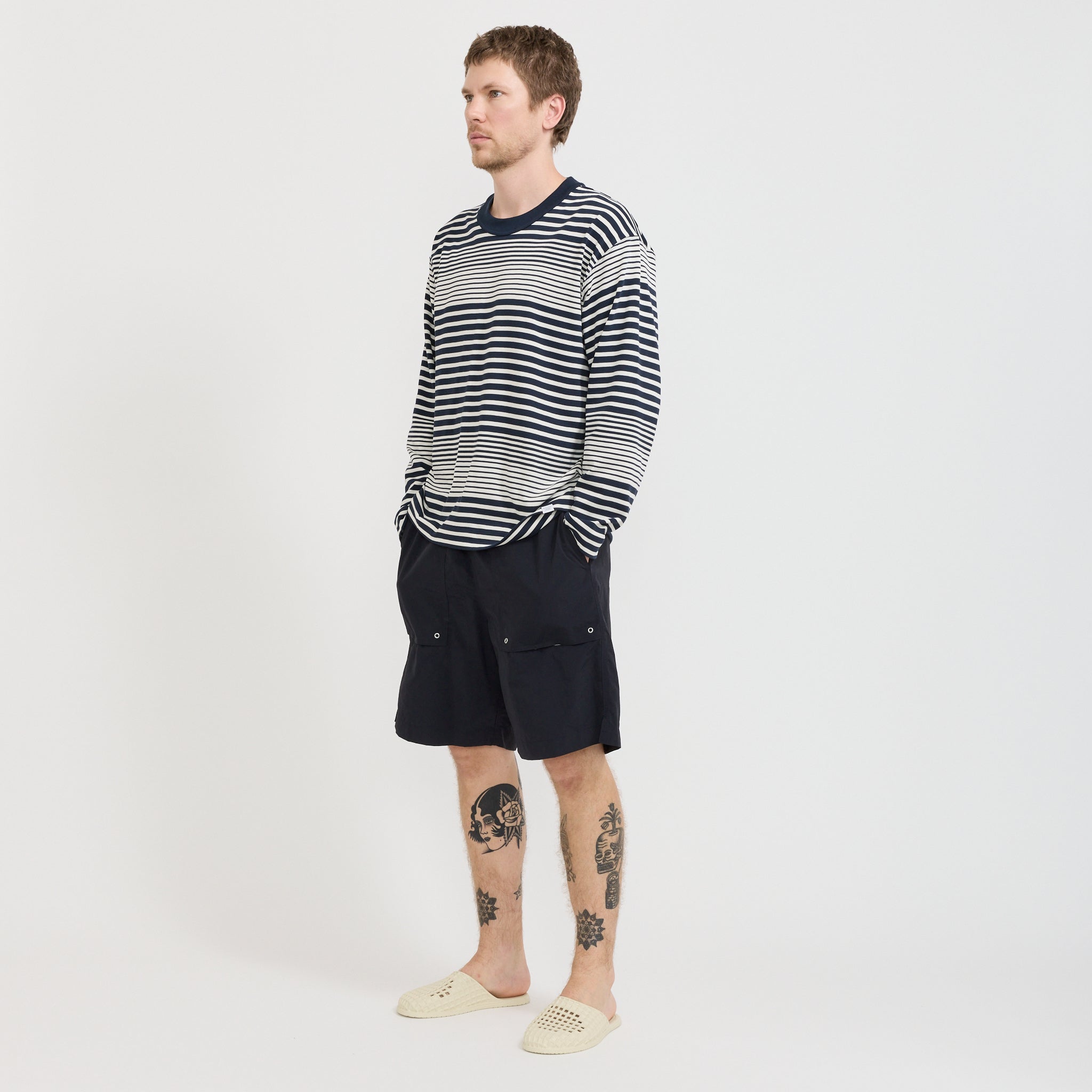 Norse Projects | Sund Relaxed Recycled Nylon Swimmers Dark Navy | Maplestore