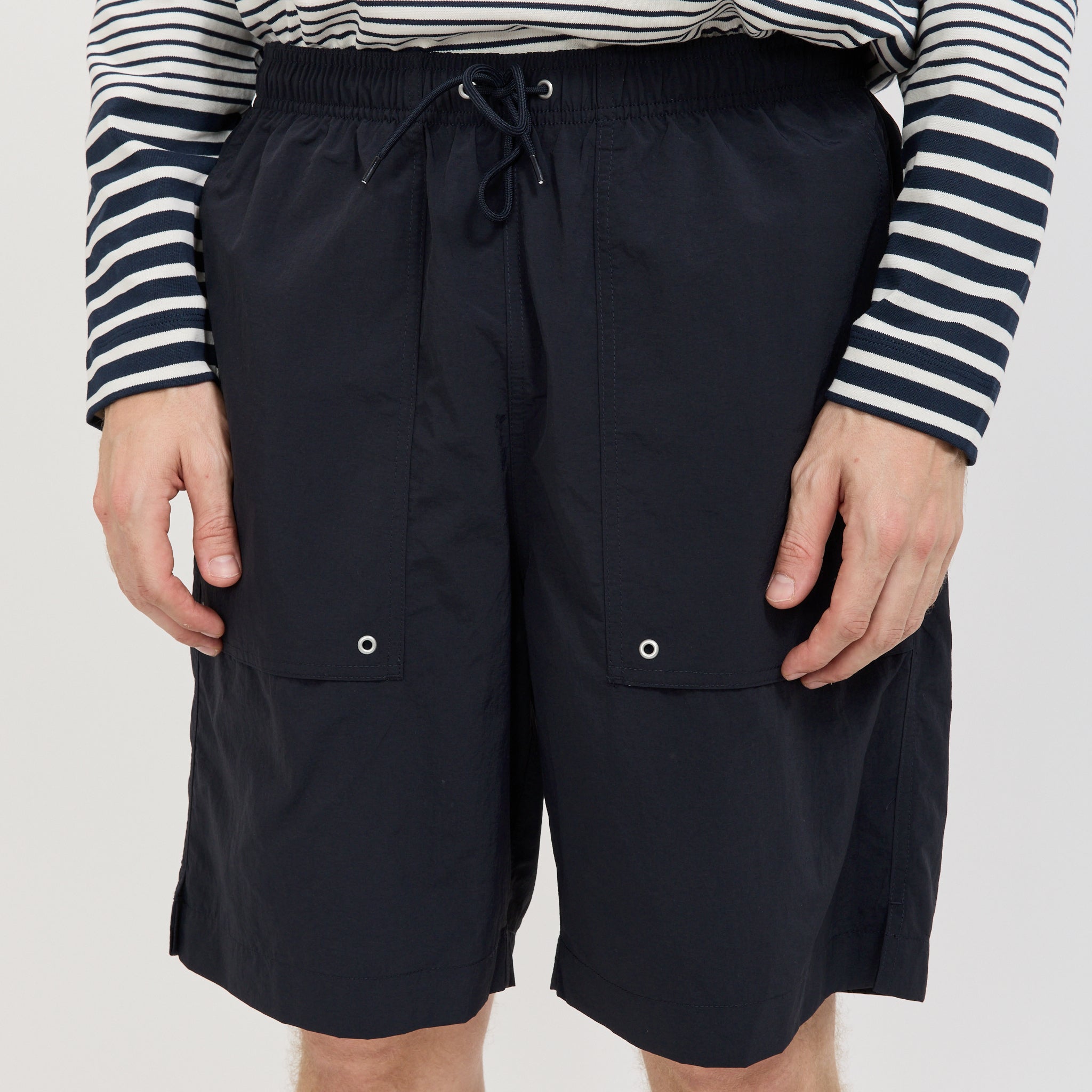 Norse Projects | Sund Relaxed Recycled Nylon Swimmers Dark Navy | Maplestore