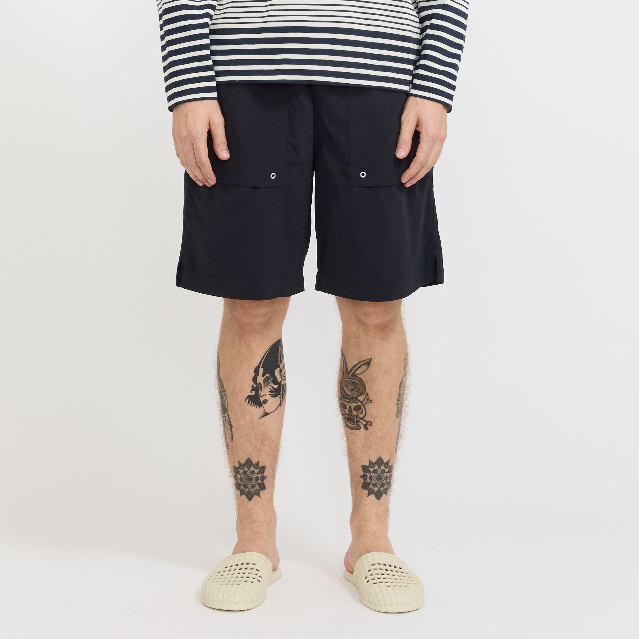 Norse Projects | Sund Relaxed Recycled Nylon Swimmers Dark Navy | Maplestore