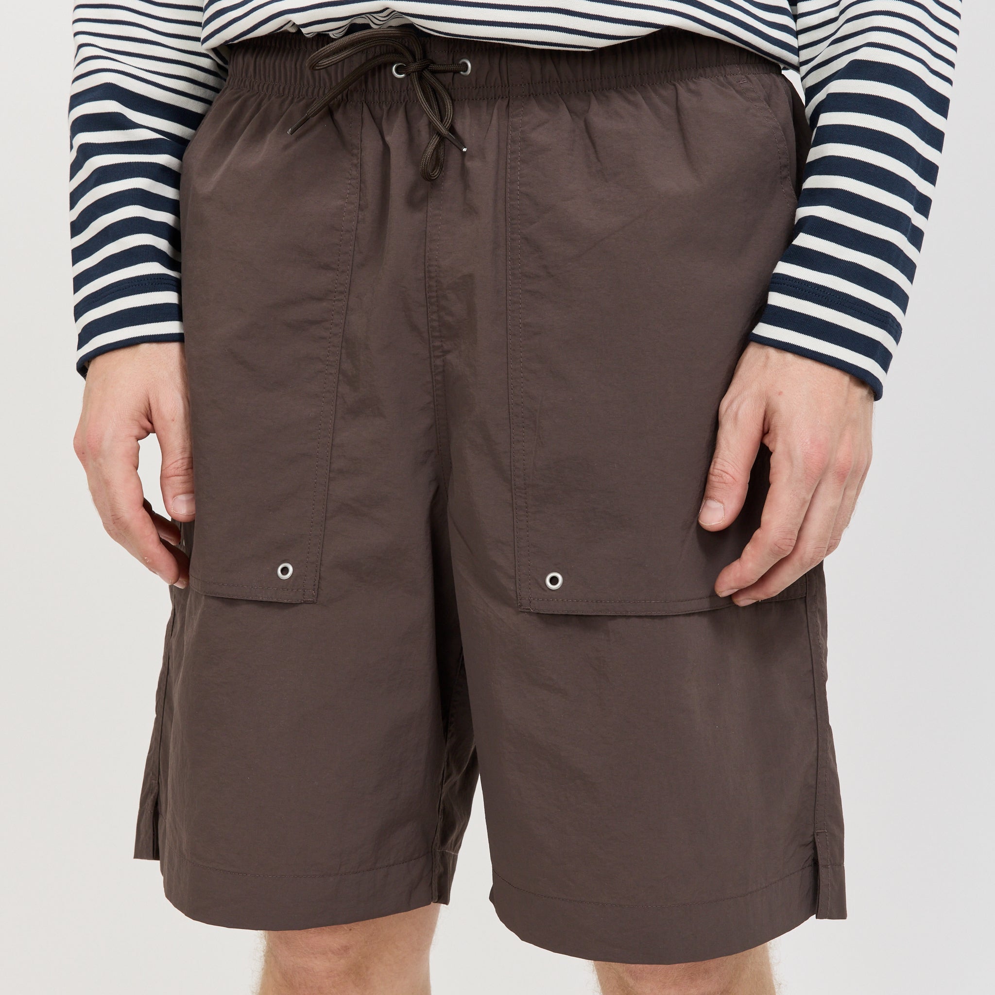 Norse Projects | Sund Relaxed Recycled Nylon Swimmers Shale | Maplestore