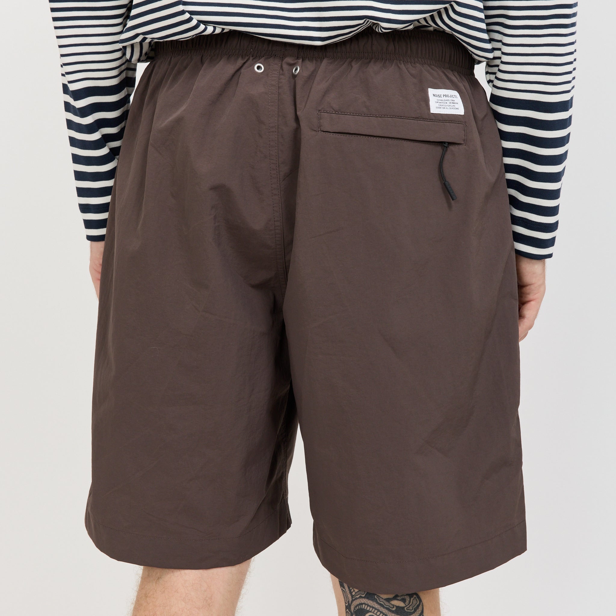 Norse Projects | Sund Relaxed Recycled Nylon Swimmers Shale | Maplestore