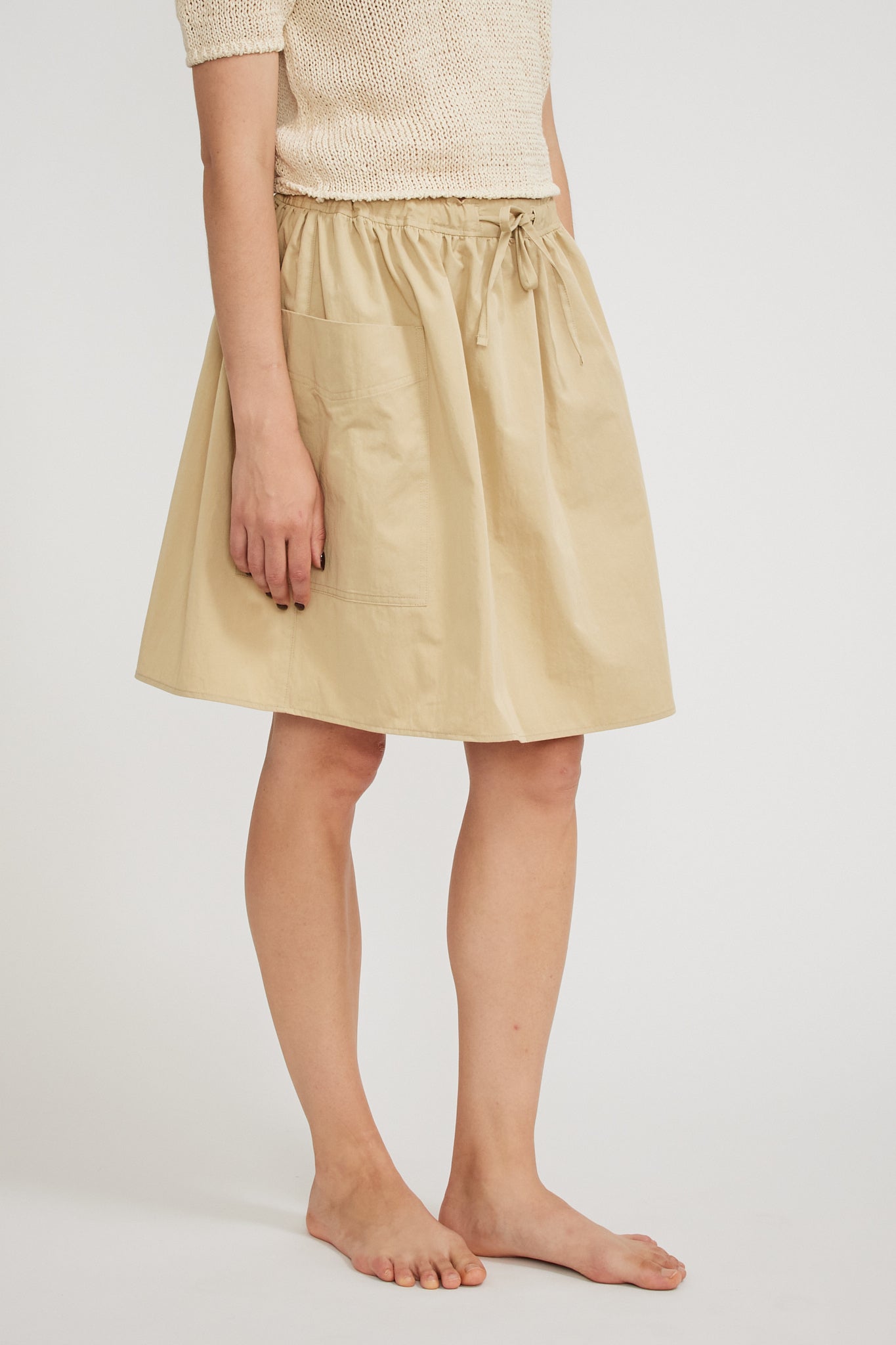 Nothing Written | Casali Flared Skirt Beige | Maplestore