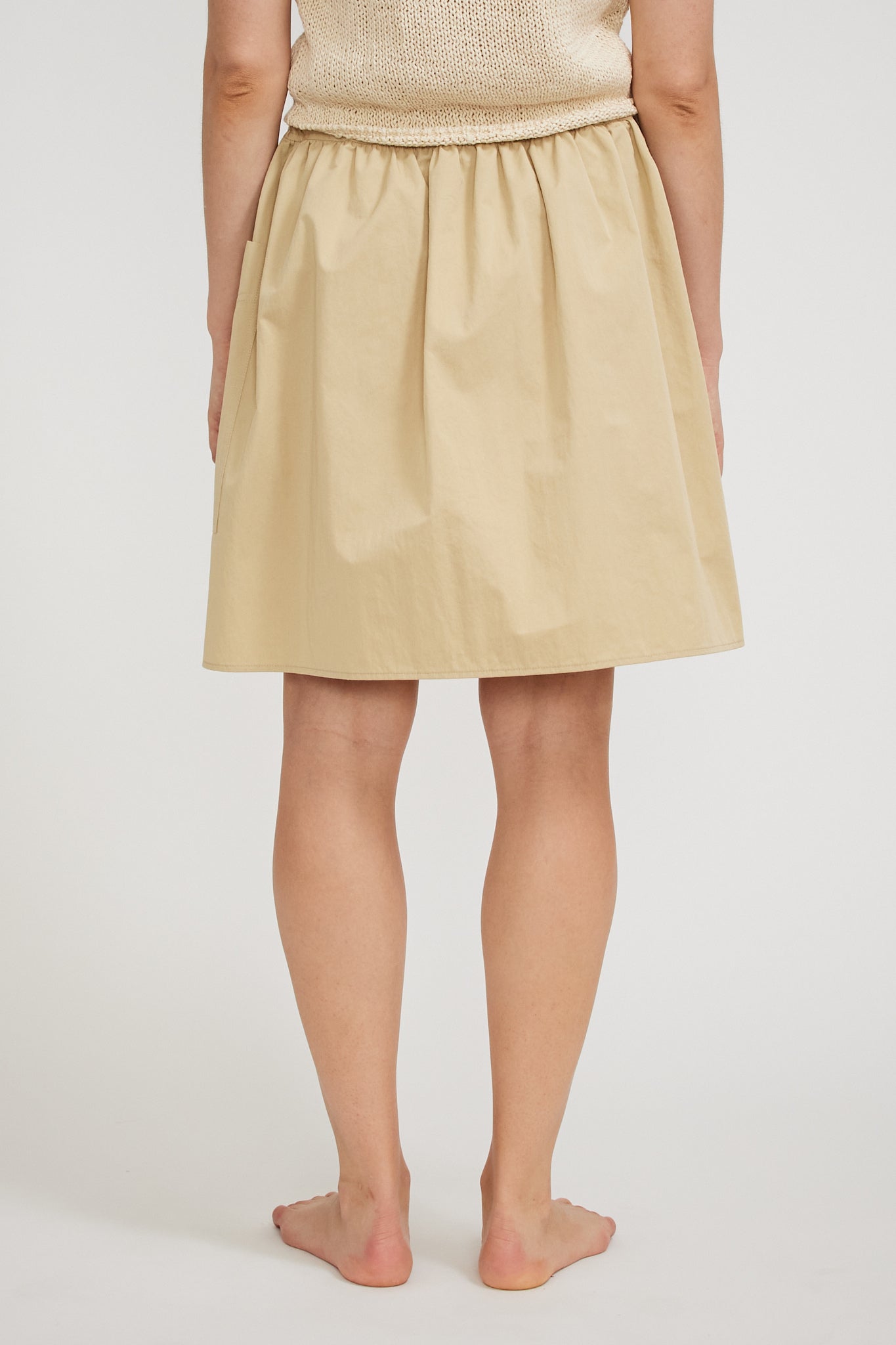 Nothing Written | Casali Flared Skirt Beige | Maplestore