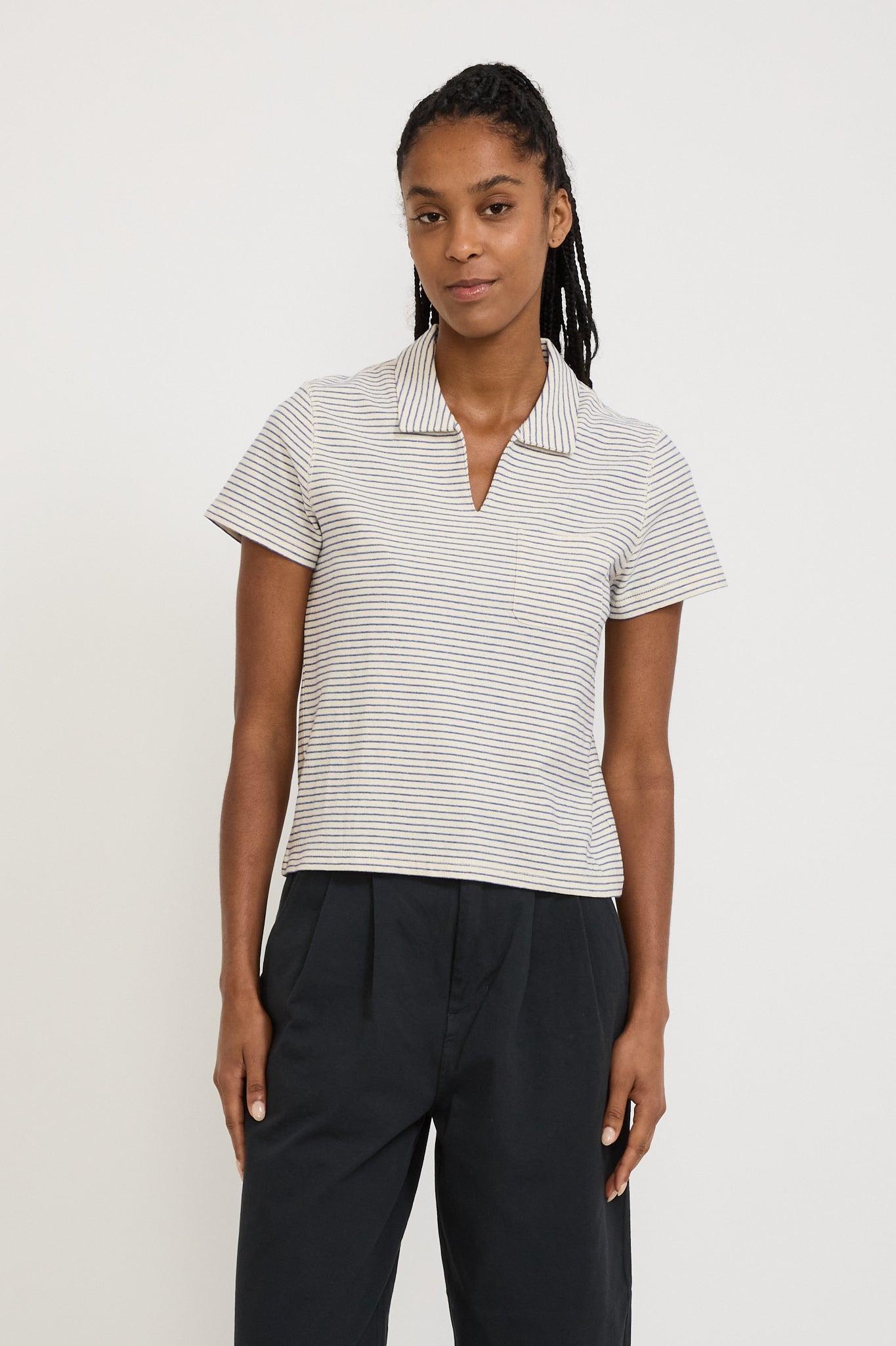 Elio Pocket Polo Stripe