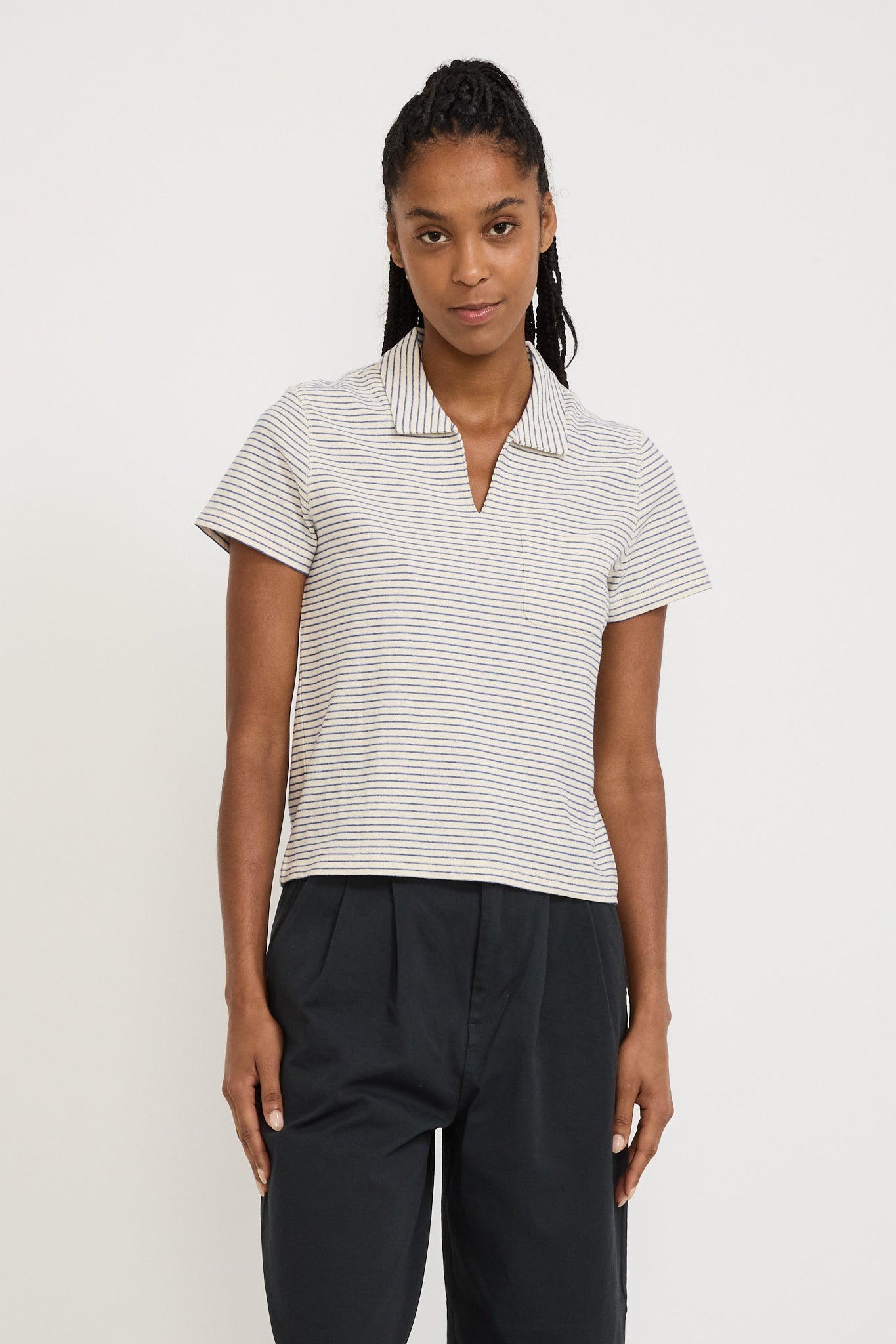 Elio Pocket Polo Stripe