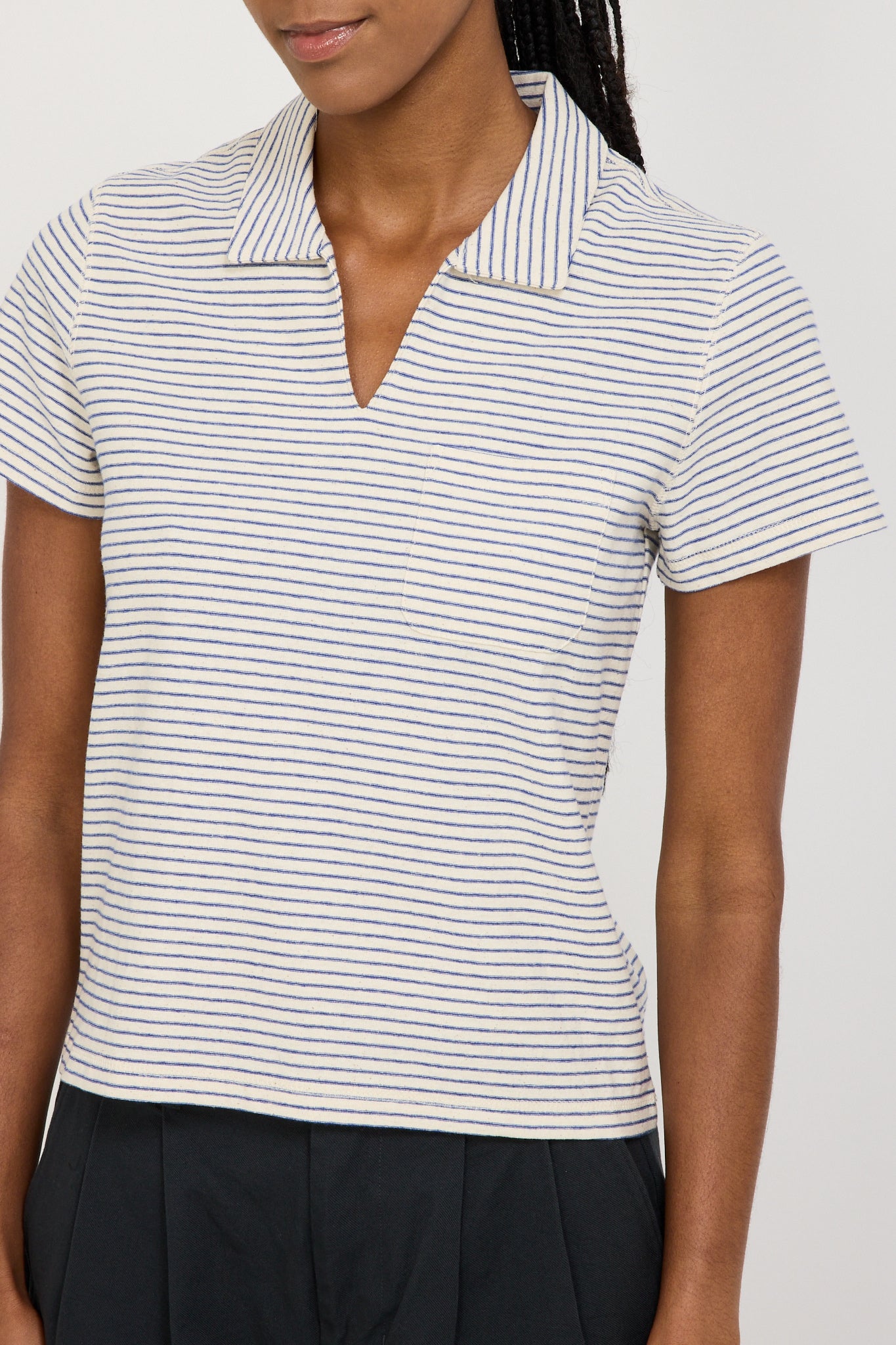 Elio Pocket Polo Stripe