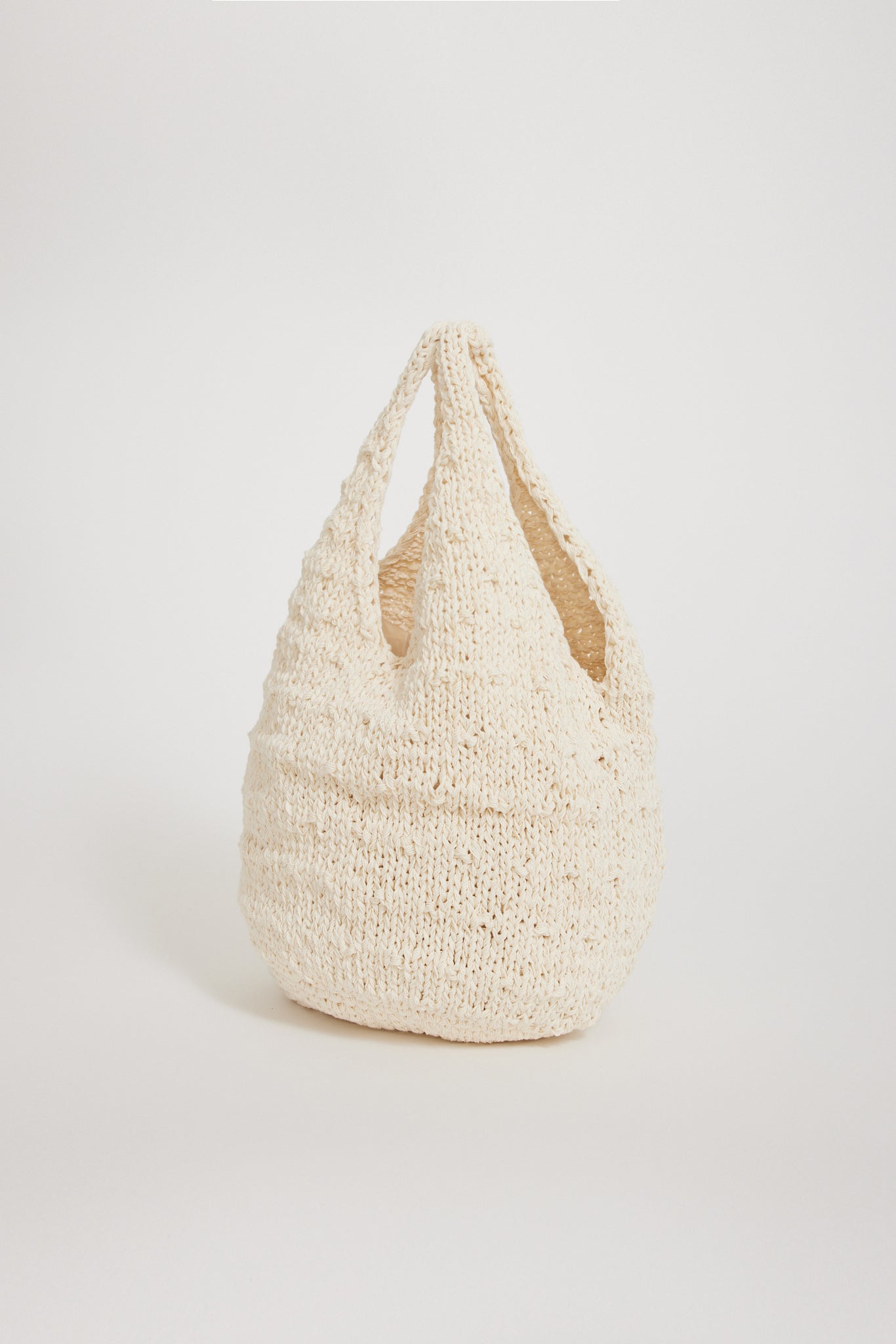 Nothing Written | Handmade Knitted Bag Ivory | Maplestore