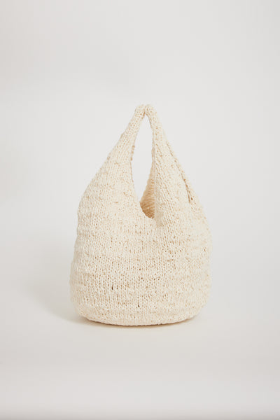 Nothing Written | Handmade Knitted Bag Ivory | Maplestore