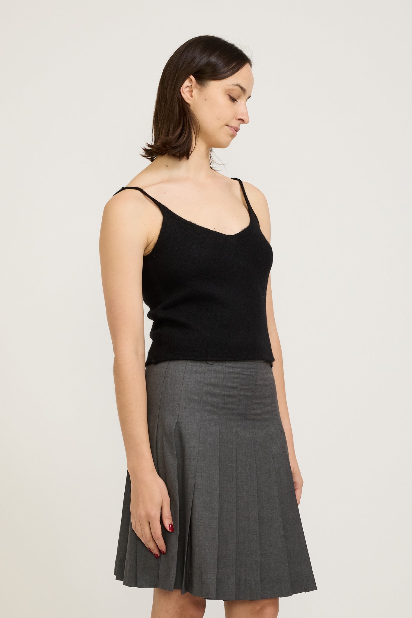 Nothing Written | Kotte Sleeveless Knit Black | Maplestore