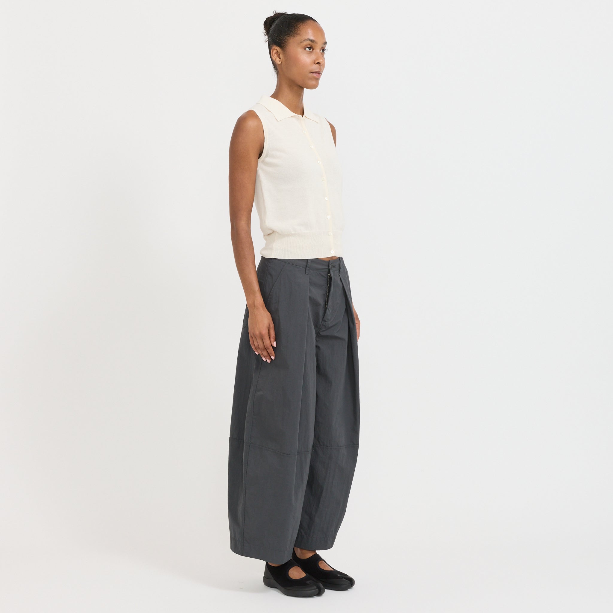 Lash Sleeveless Knit Top Ivory