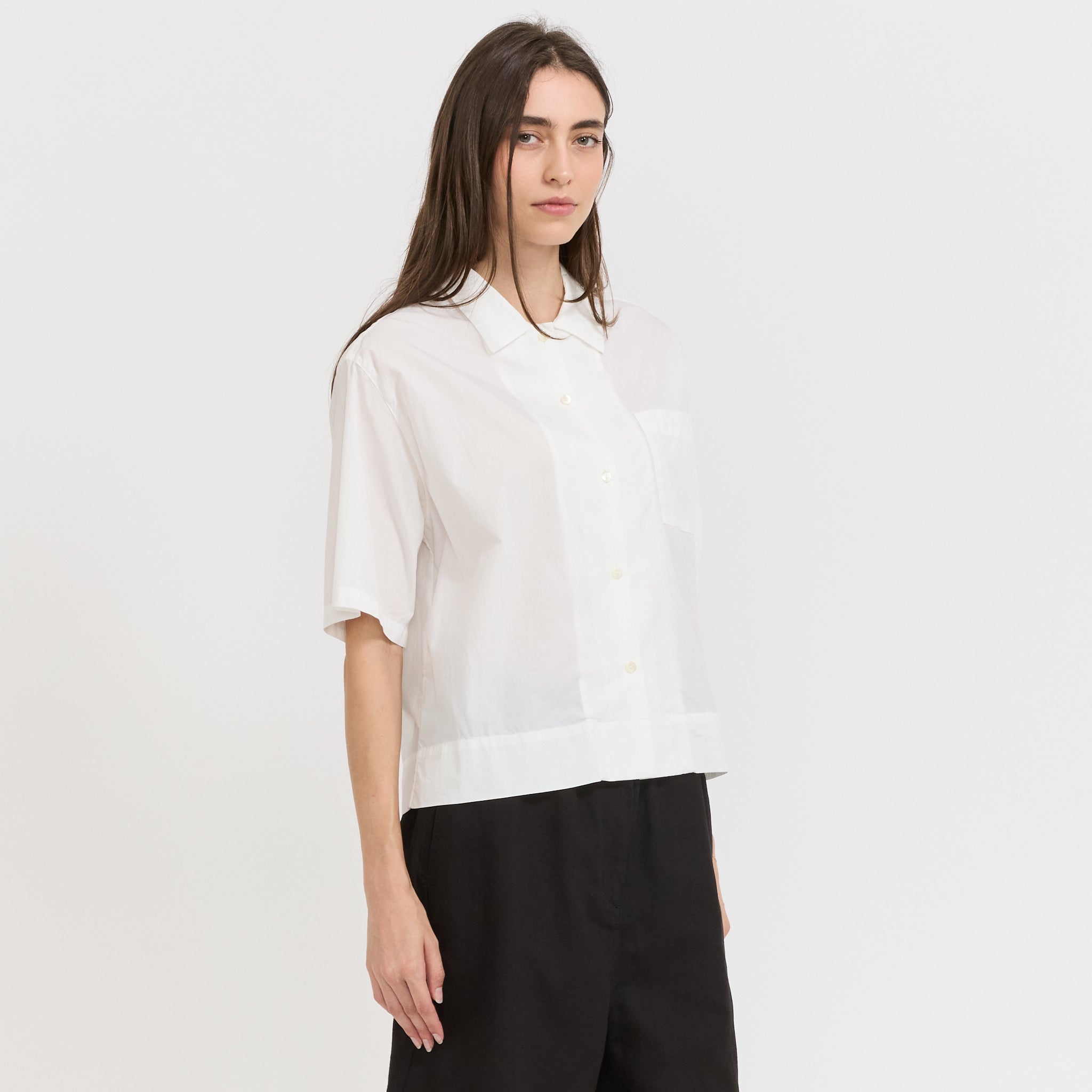 Nothing Written | Rine Short Sleeve Shirt White | Maplestore