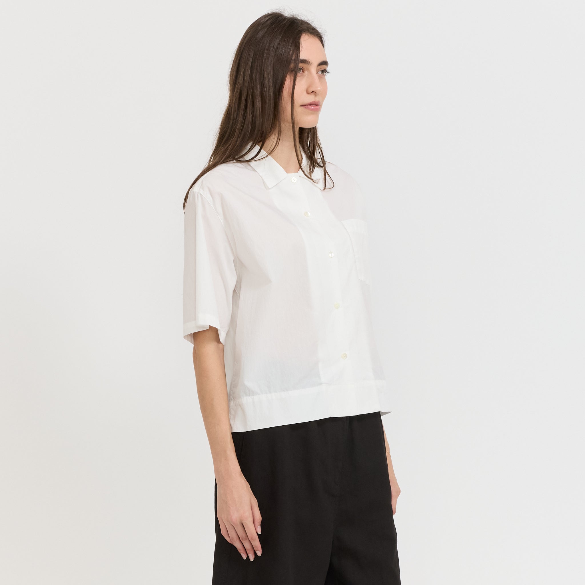 Nothing Written | Rine Short Sleeve Shirt White | Maplestore