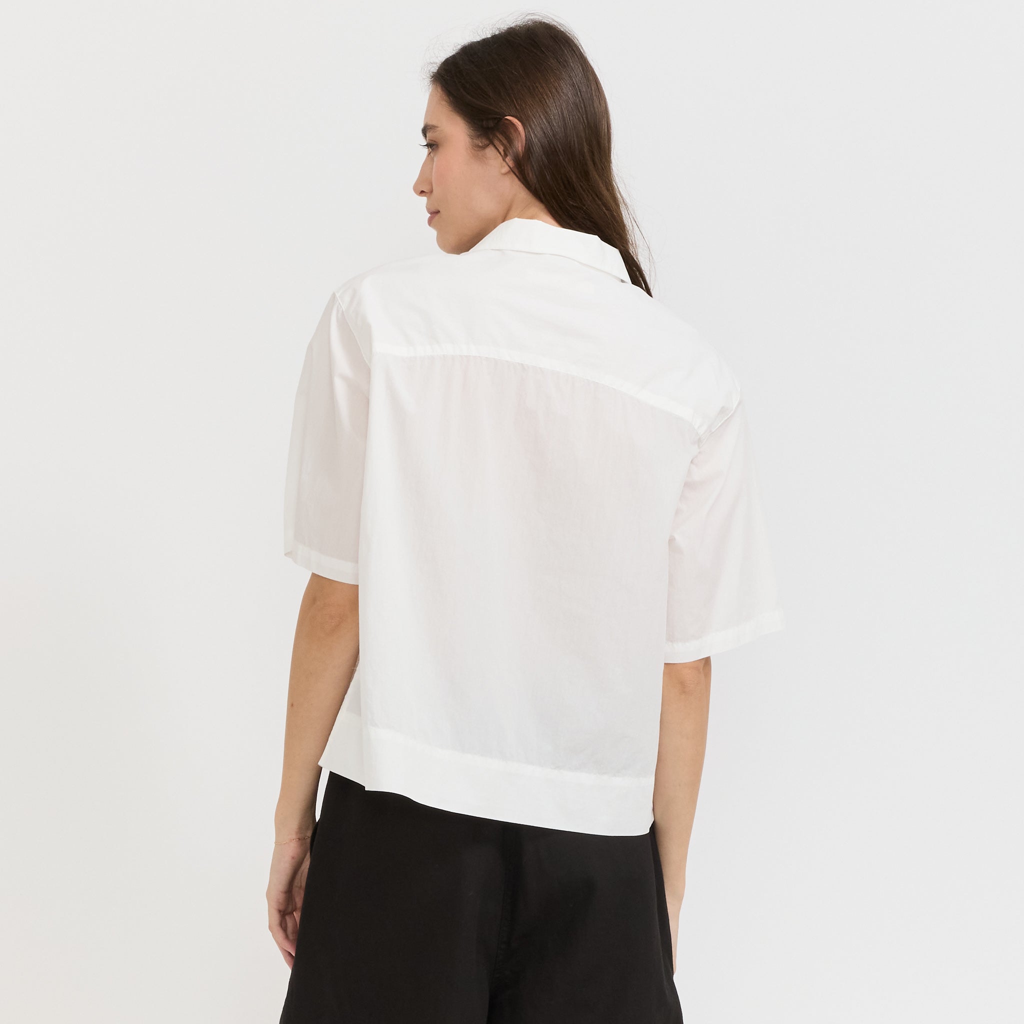 Nothing Written | Rine Short Sleeve Shirt White | Maplestore