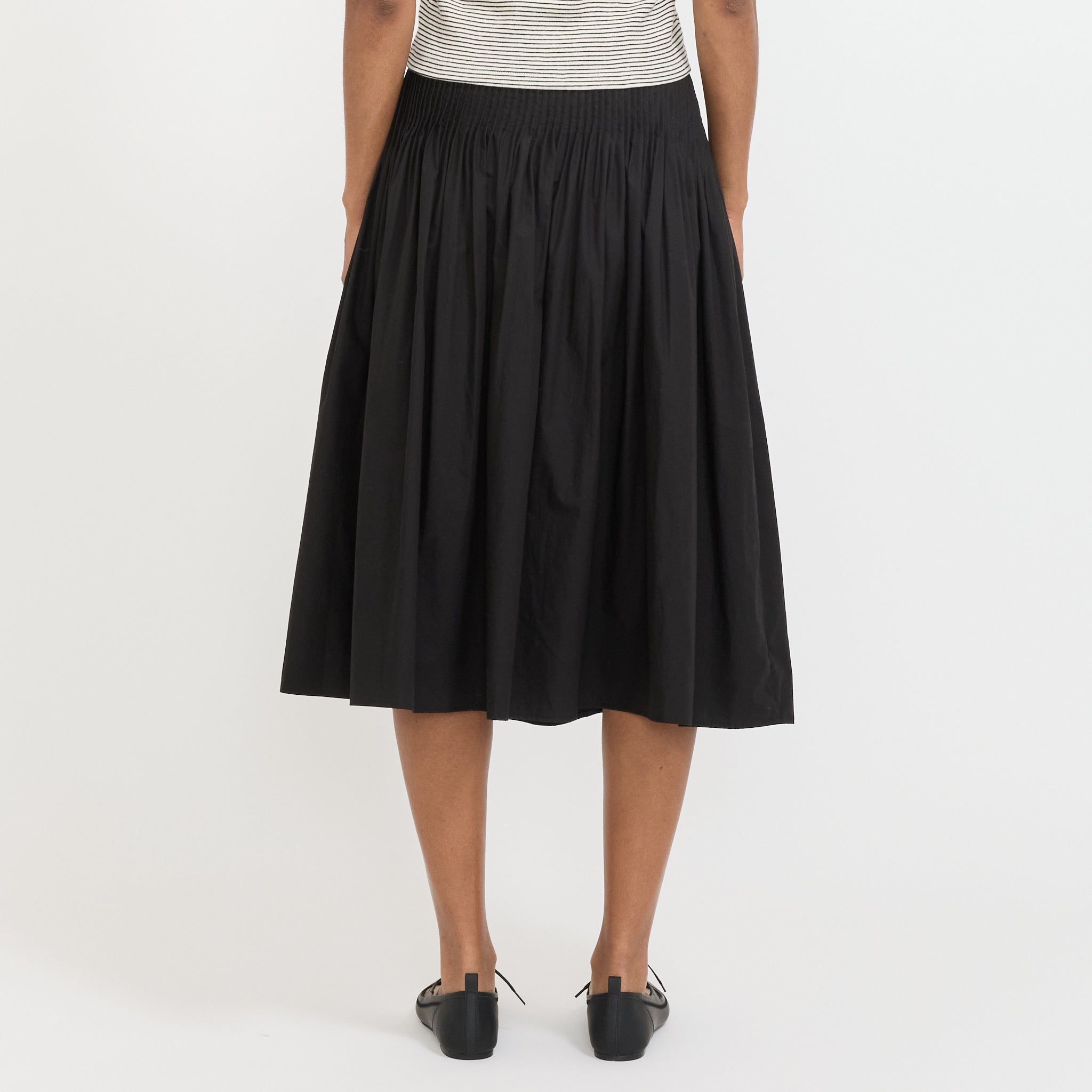 Sherry Pleated Skirt Black
