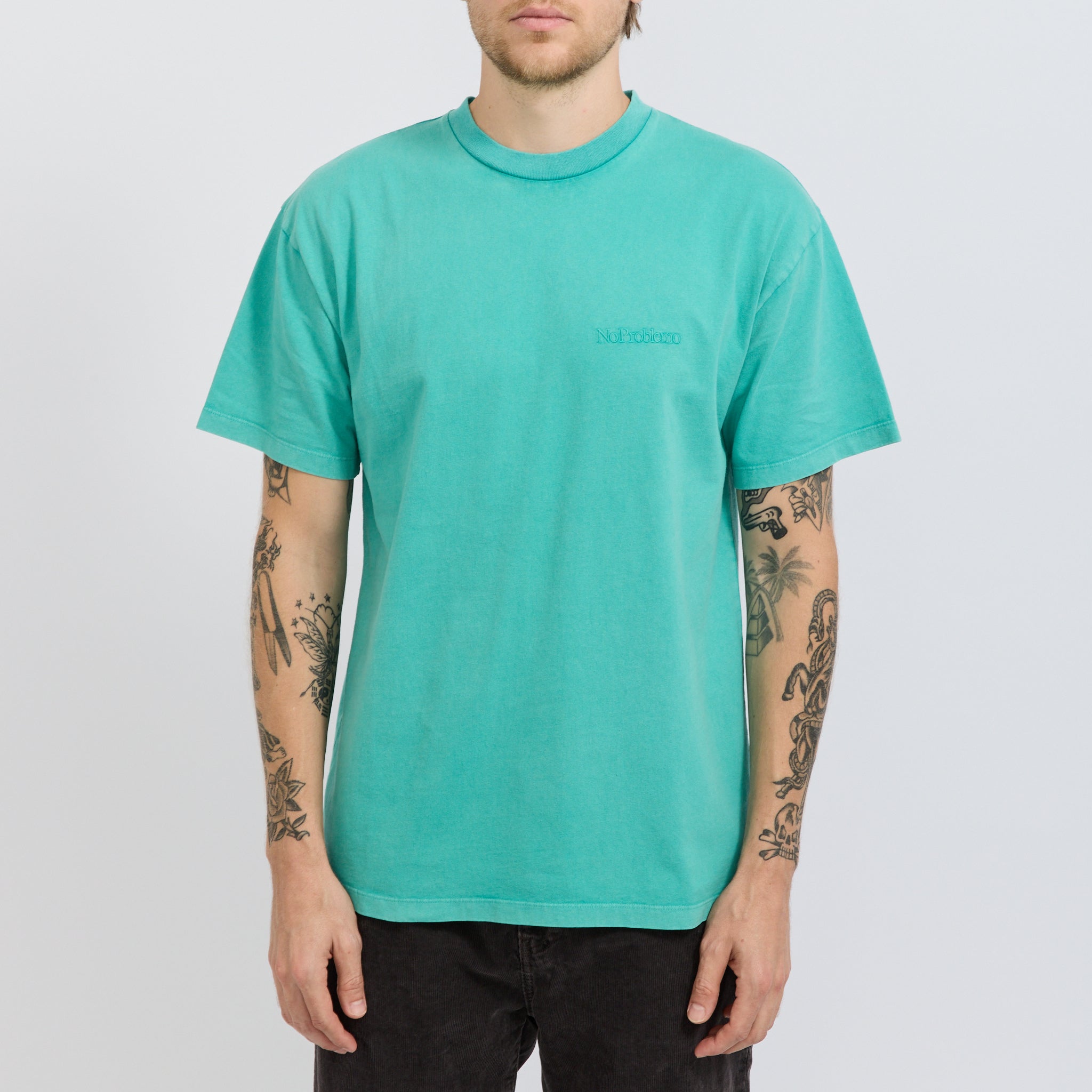 Faded Mini Problemo SS Tee Aqua