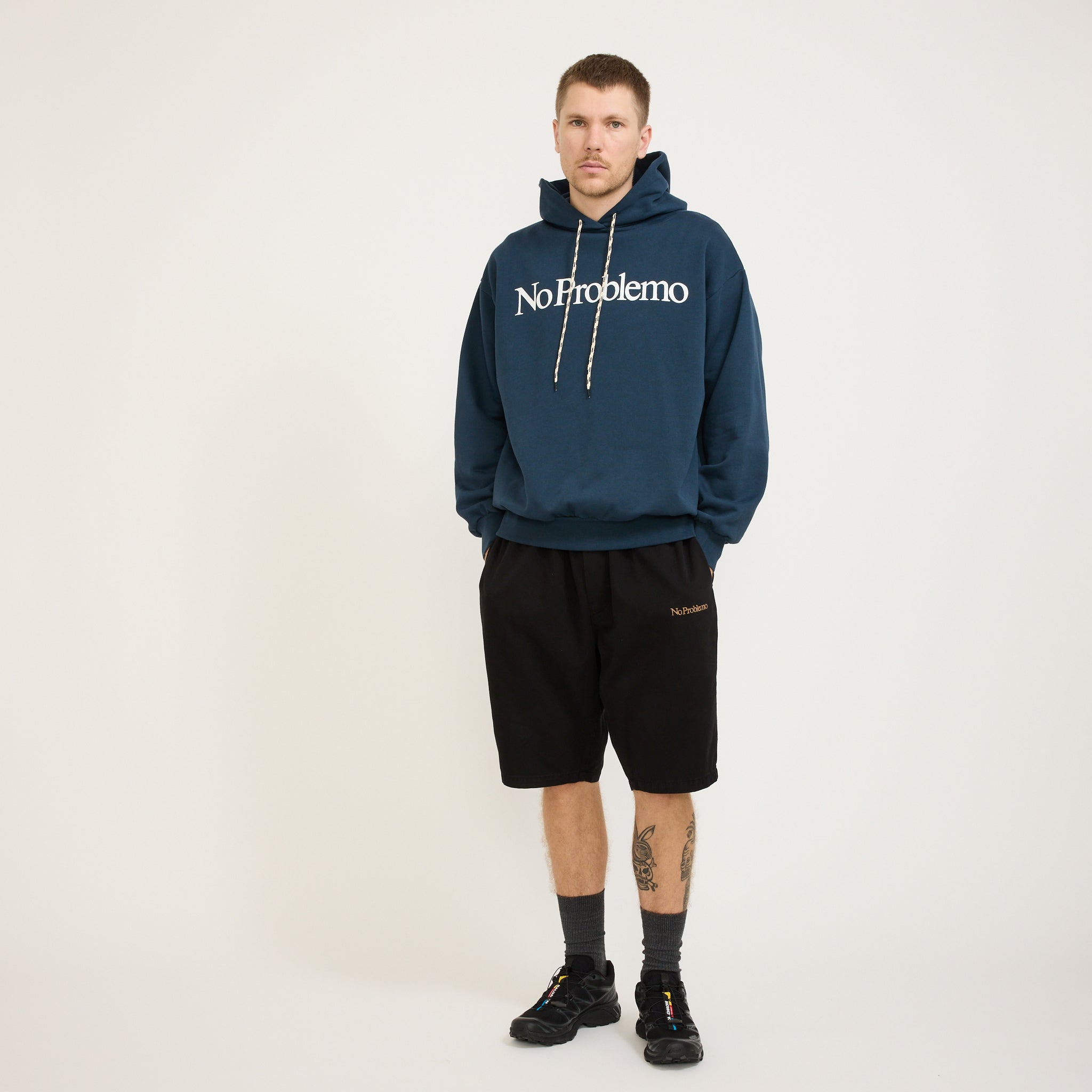 No Problemo Hoodie Navy