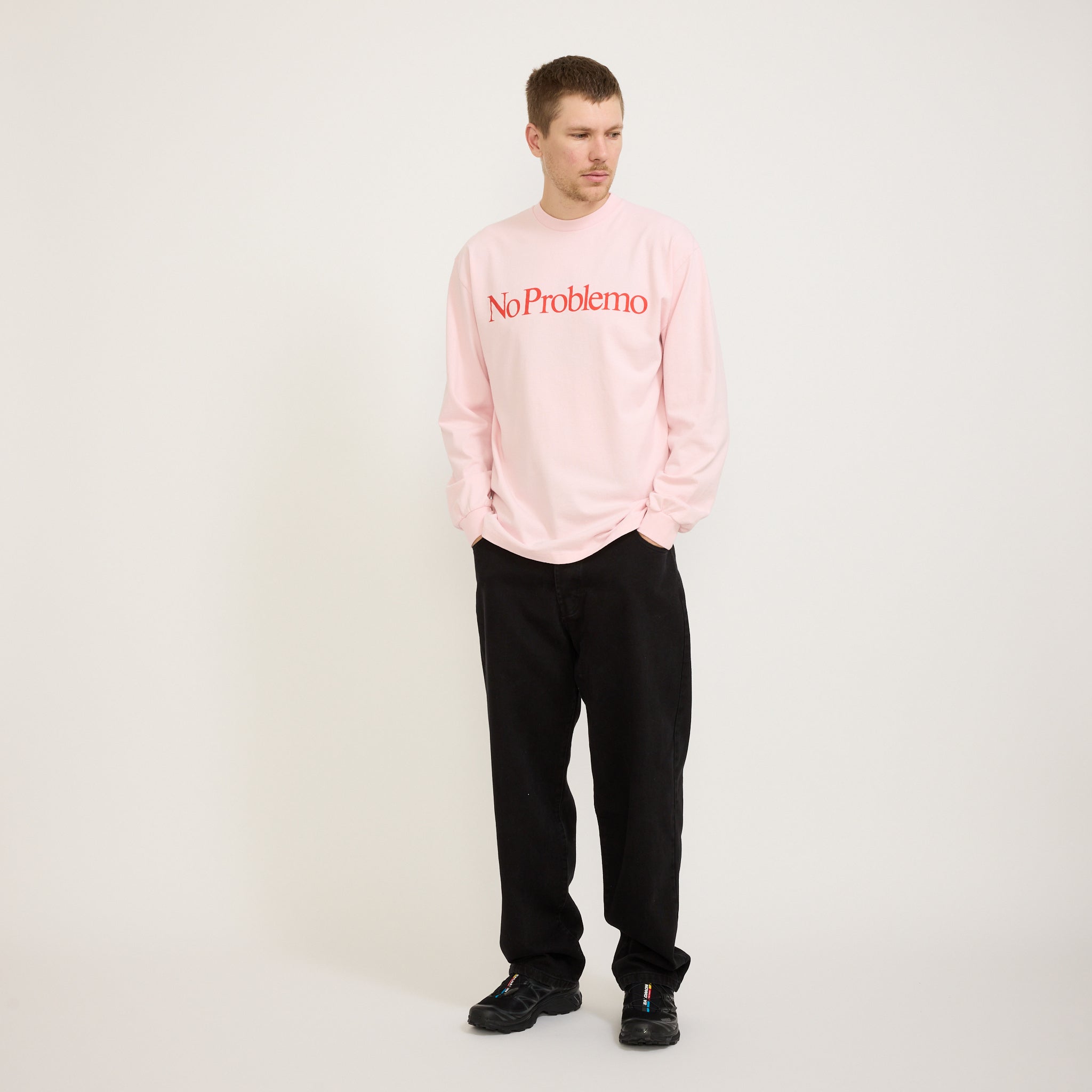 No Problemo | No Problemo LS Tee Pale Pink | Maplestore