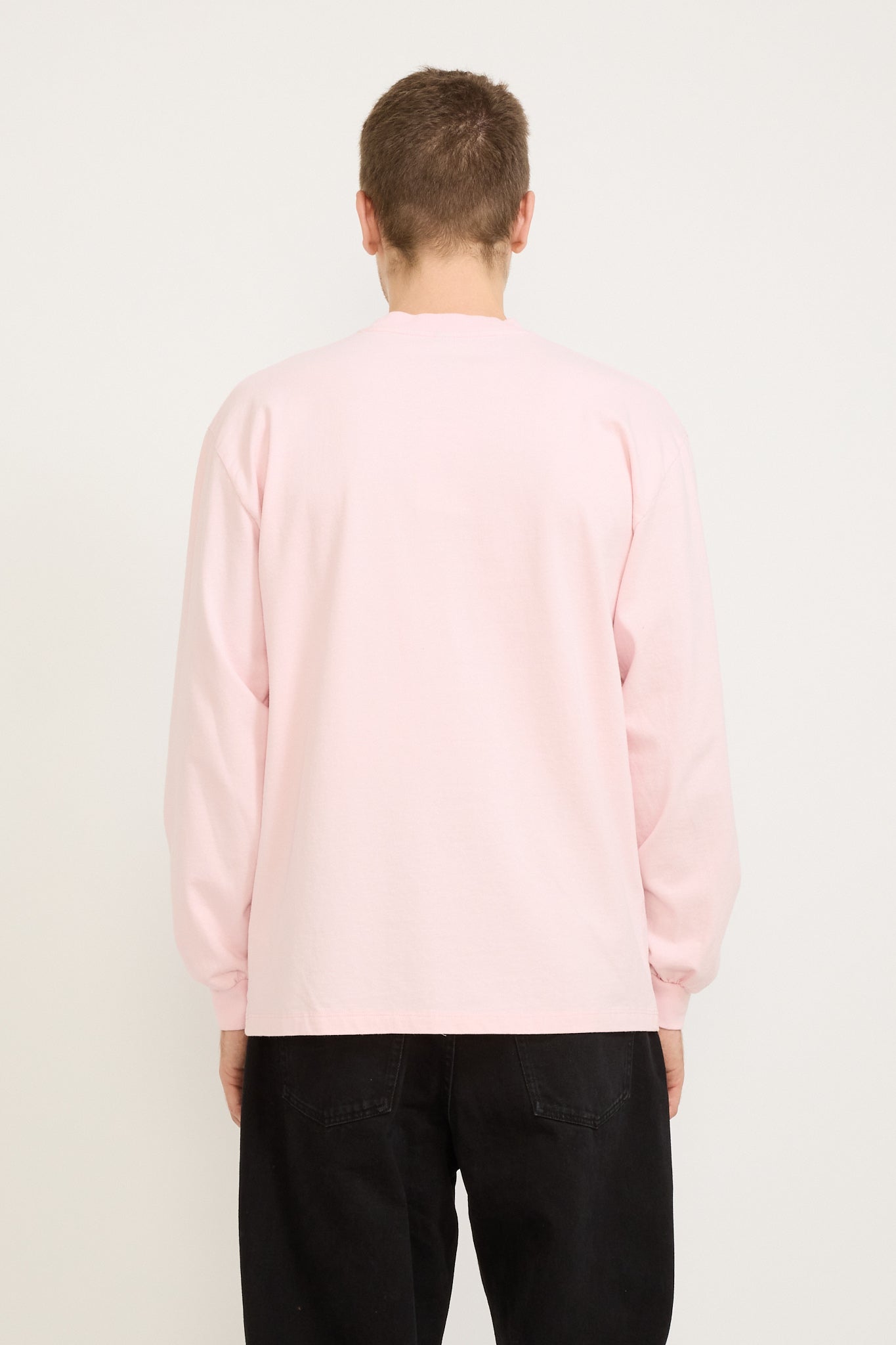 No Problemo LS Tee Pale Pink