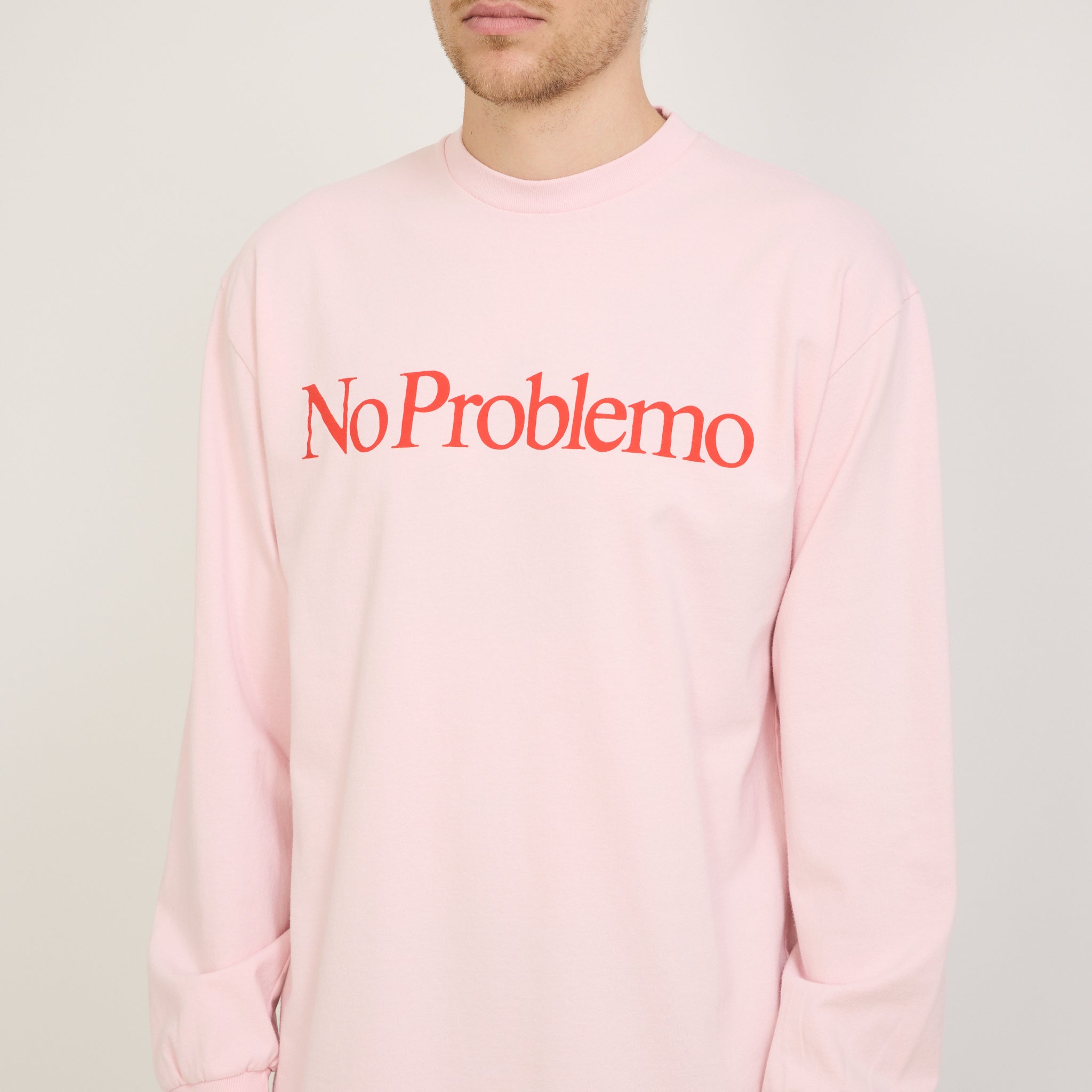 No Problemo | No Problemo LS Tee Pale Pink | Maplestore