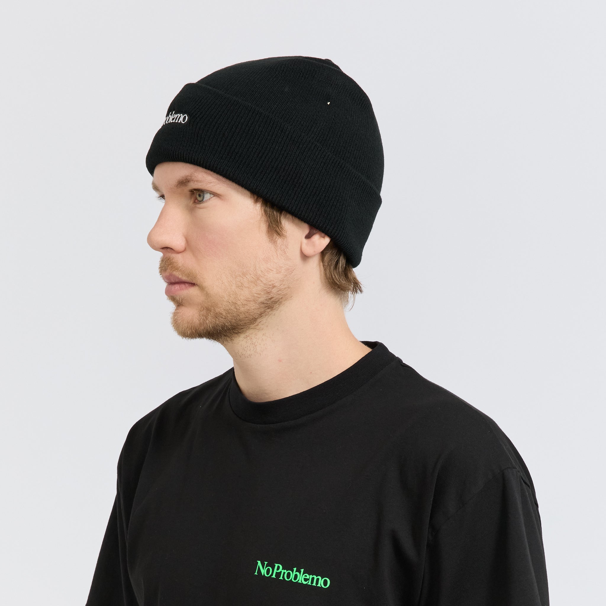 No Problemo | Mini Problemo Beanie Black | Maplestore