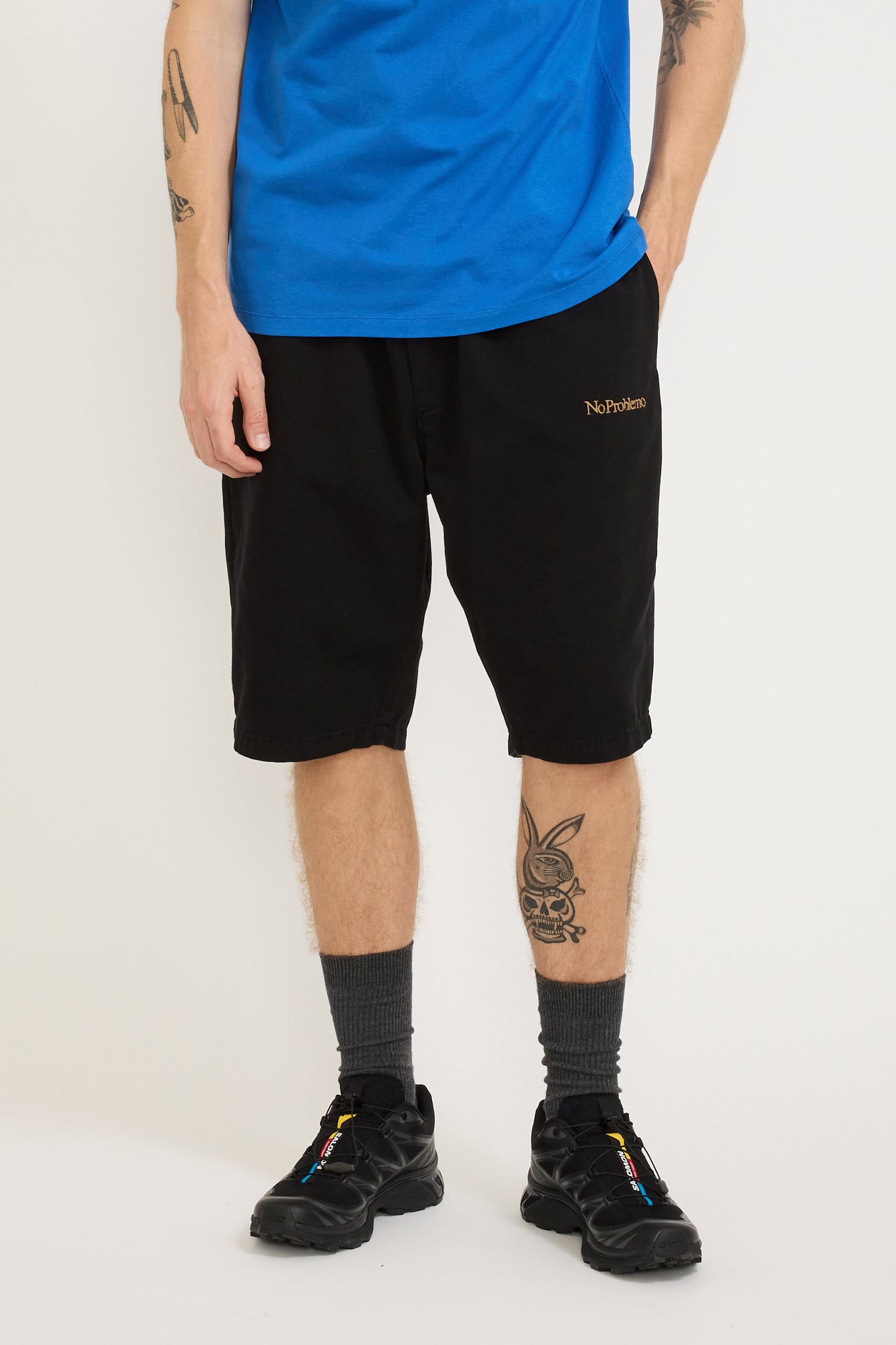 No Problemo | Mini Problemo Work Short Twill Black | Maplestore