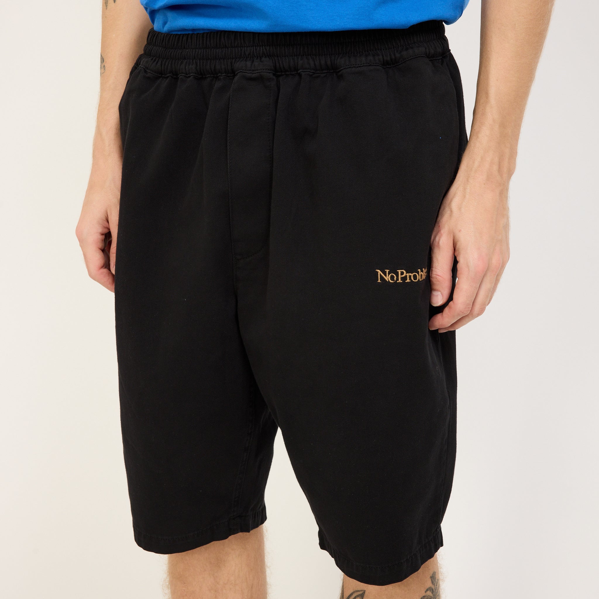 No Problemo | Mini Problemo Work Short Twill Black | Maplestore