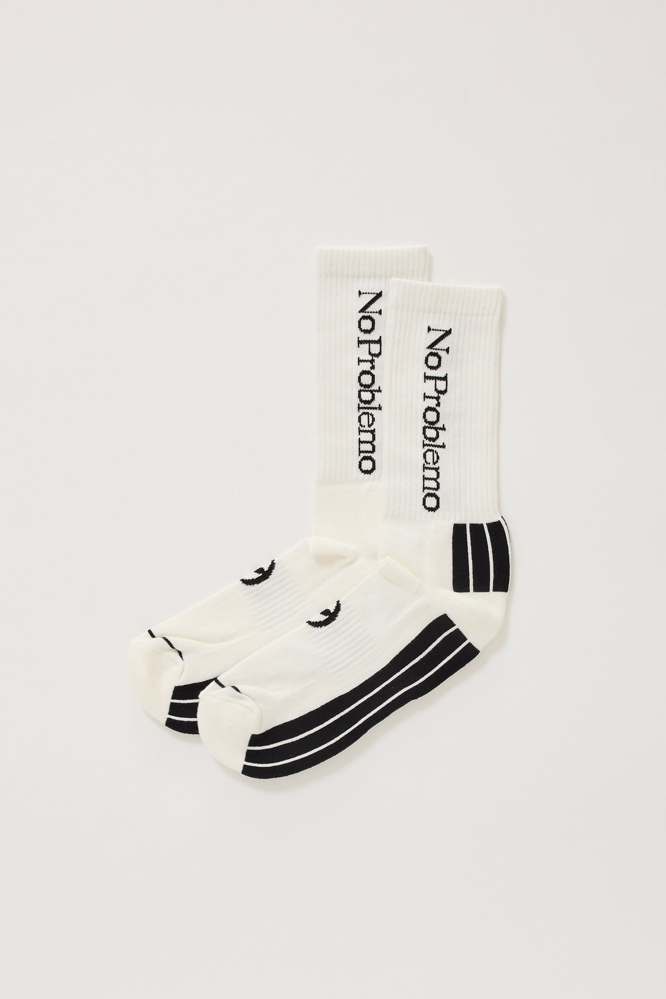 No Problemo Sock White