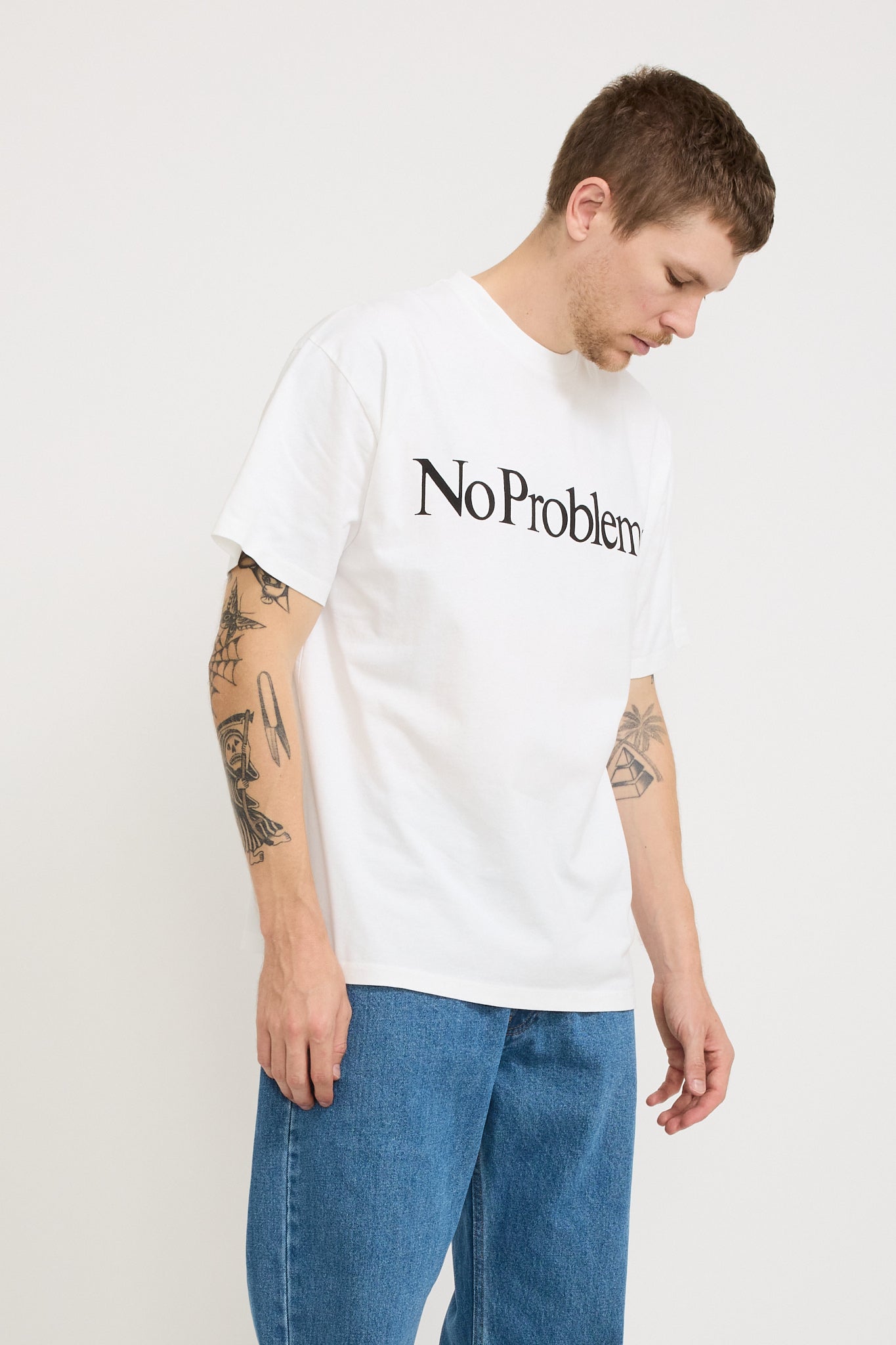 No Problemo SS Tee White