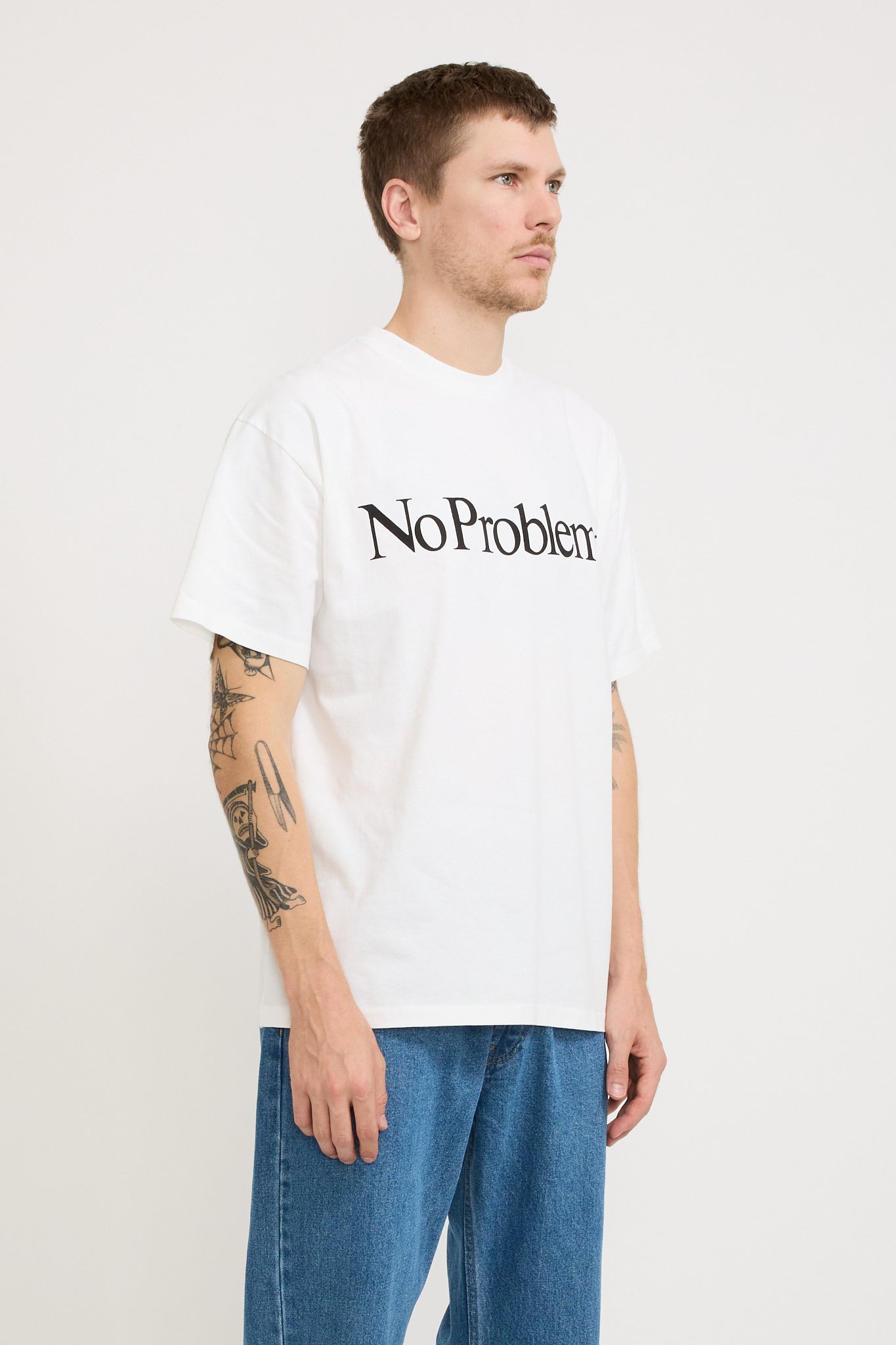 No Problemo SS Tee White